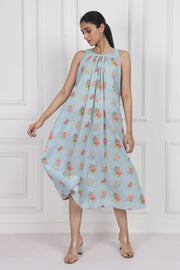 Hydrangea Skies Longline Dress – Chic & Modern