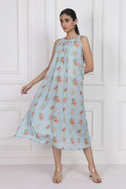 Hydrangea Skies Longline Dress – Chic & Modern