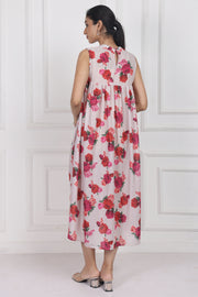 Crimson Rose Song Longline Dress – Chic & Modern