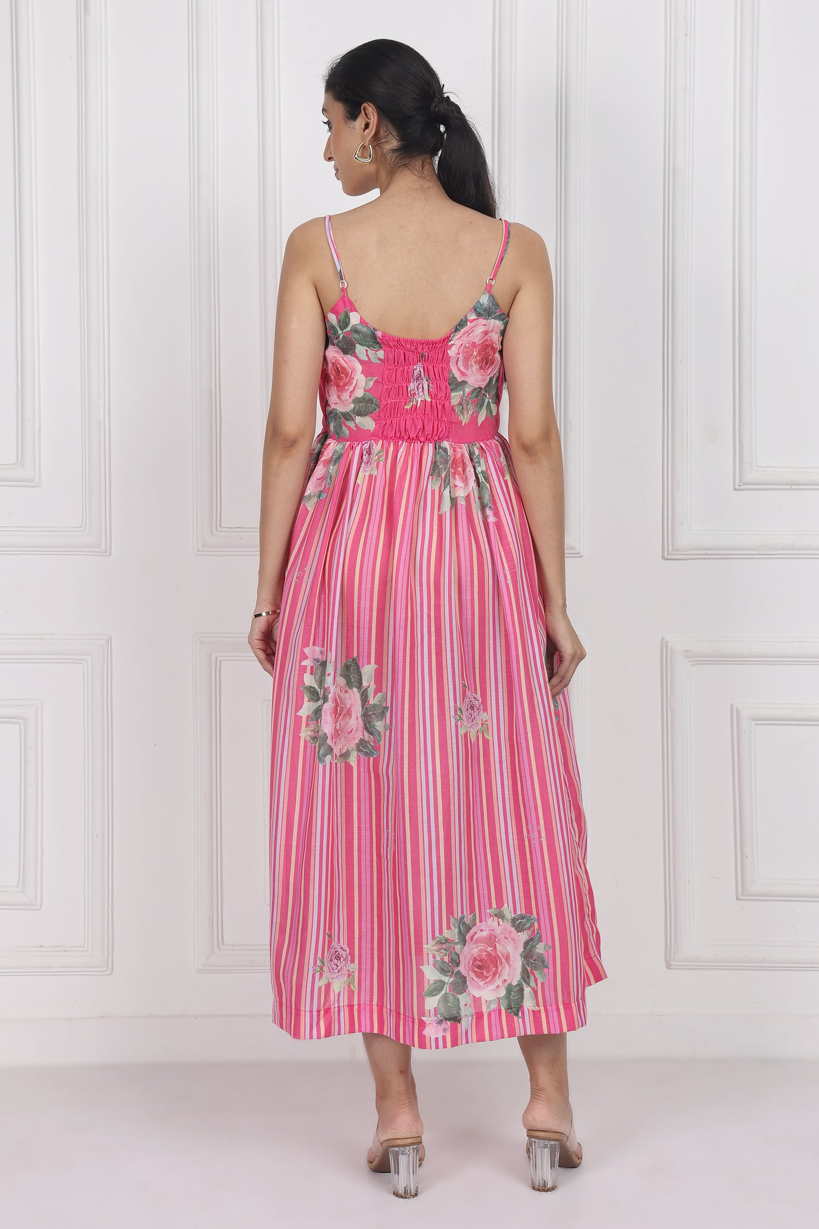 Wander Edit - Fit And Flare Windflower Song Happy Strappy Dress