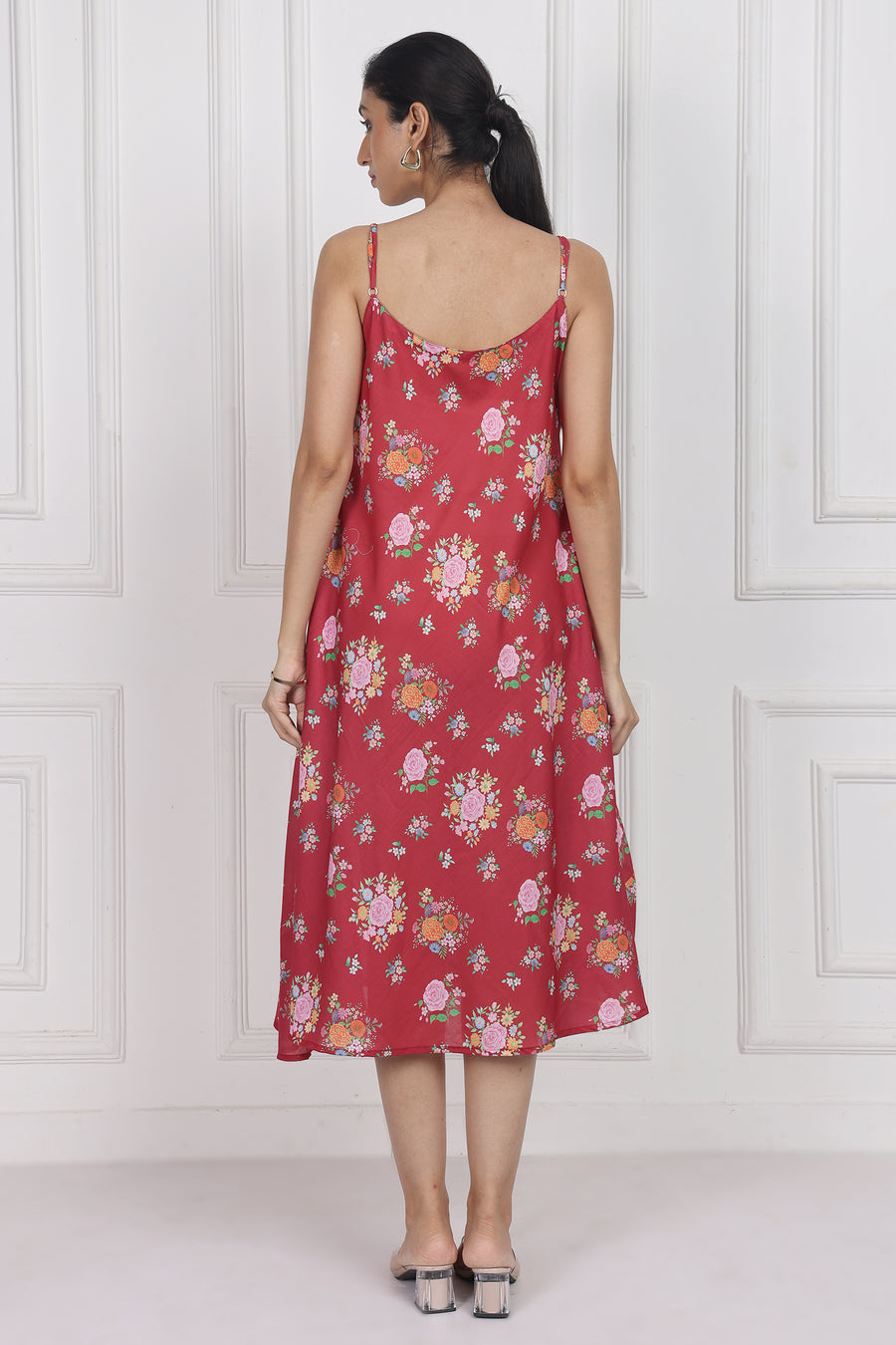 Crimson Rose Song Gusset Dress
