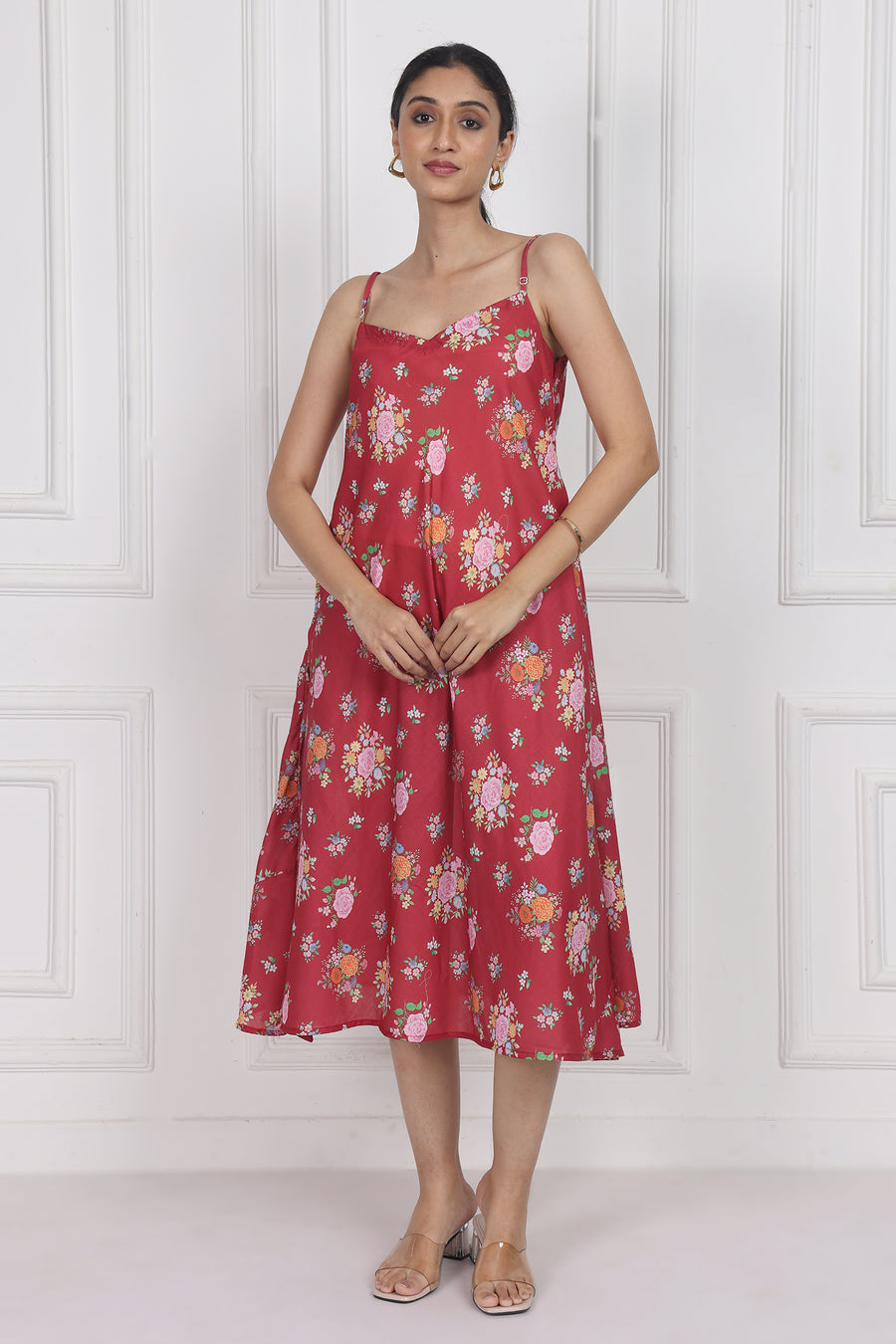 Crimson Rose Song Gusset Dress
