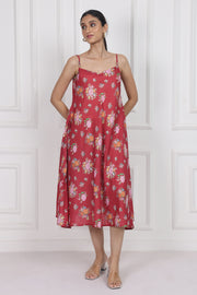 Crimson Rose Song Gusset Dress
