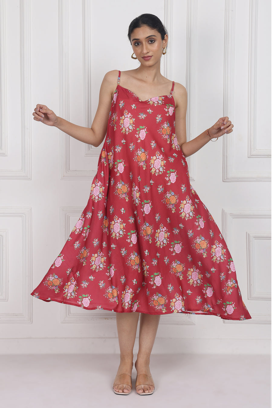 Crimson Rose Song Gusset Dress