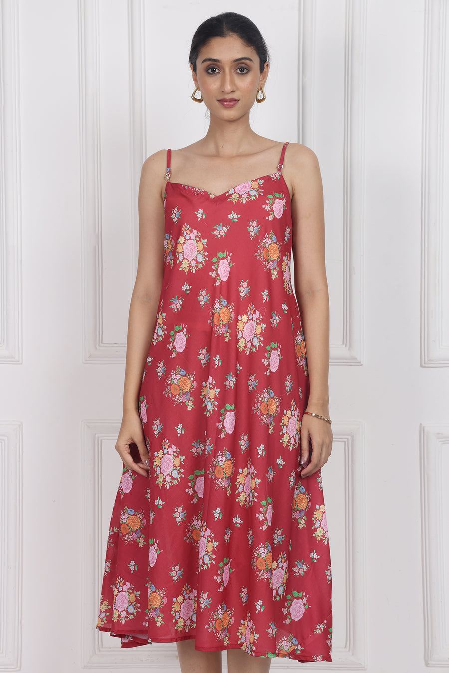 Crimson Rose Song Gusset Dress