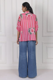 Wild Rose Charm Boxy Shirt