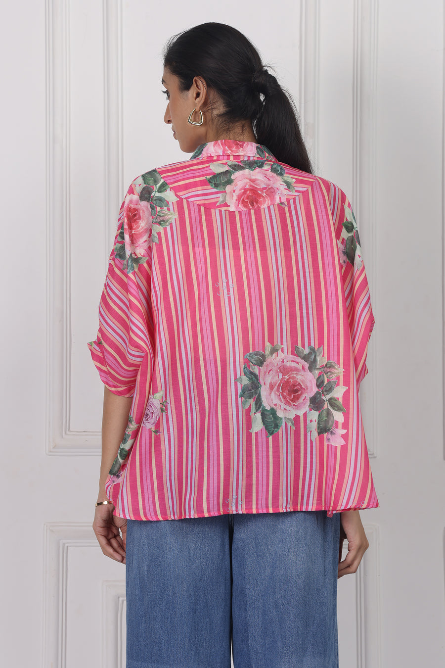 Wild Rose Charm Boxy Shirt