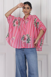 Wild Rose Charm Boxy Shirt