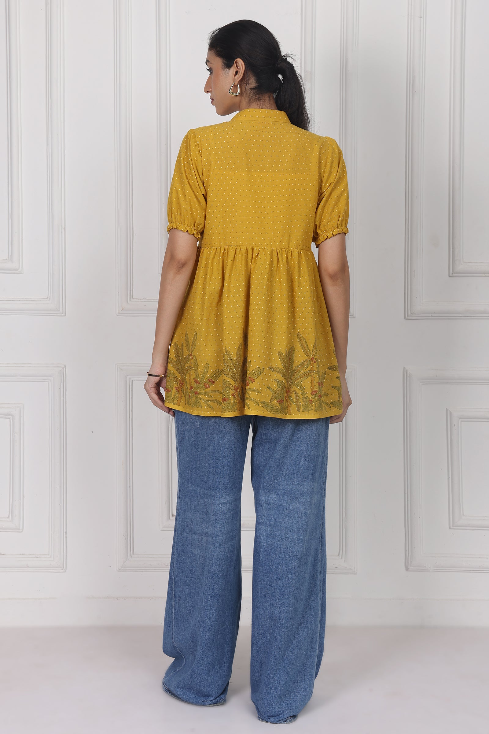 Wander Edit - Blooming Wild Peplum Top