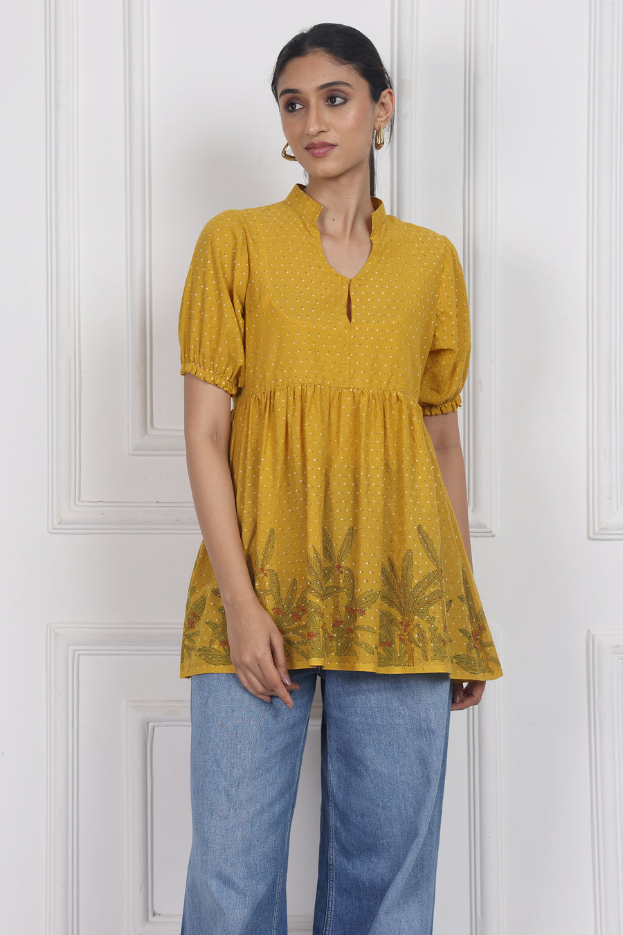 Blooming Wilds Peplum Tops