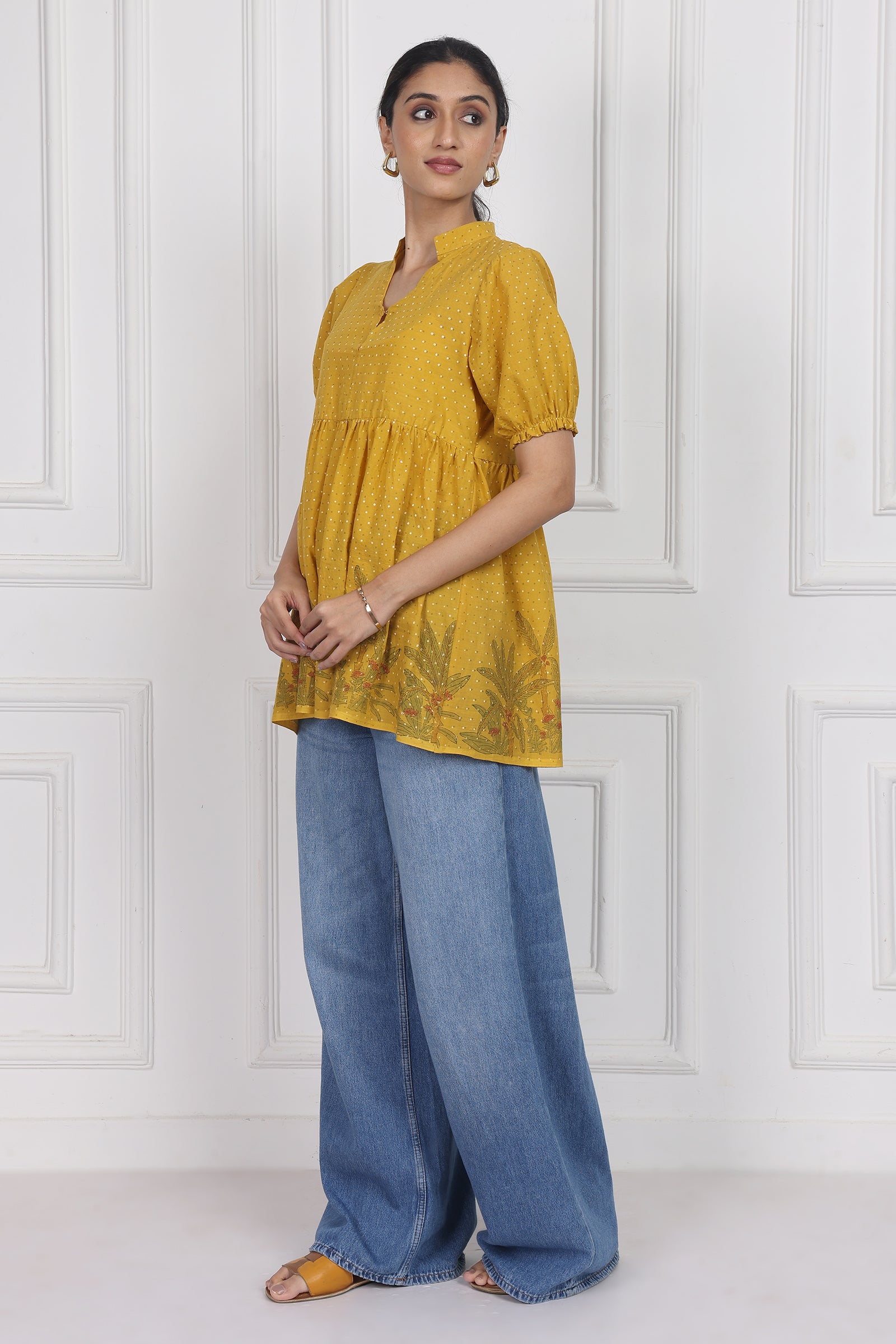 Wander Edit - Blooming Wild Peplum Top