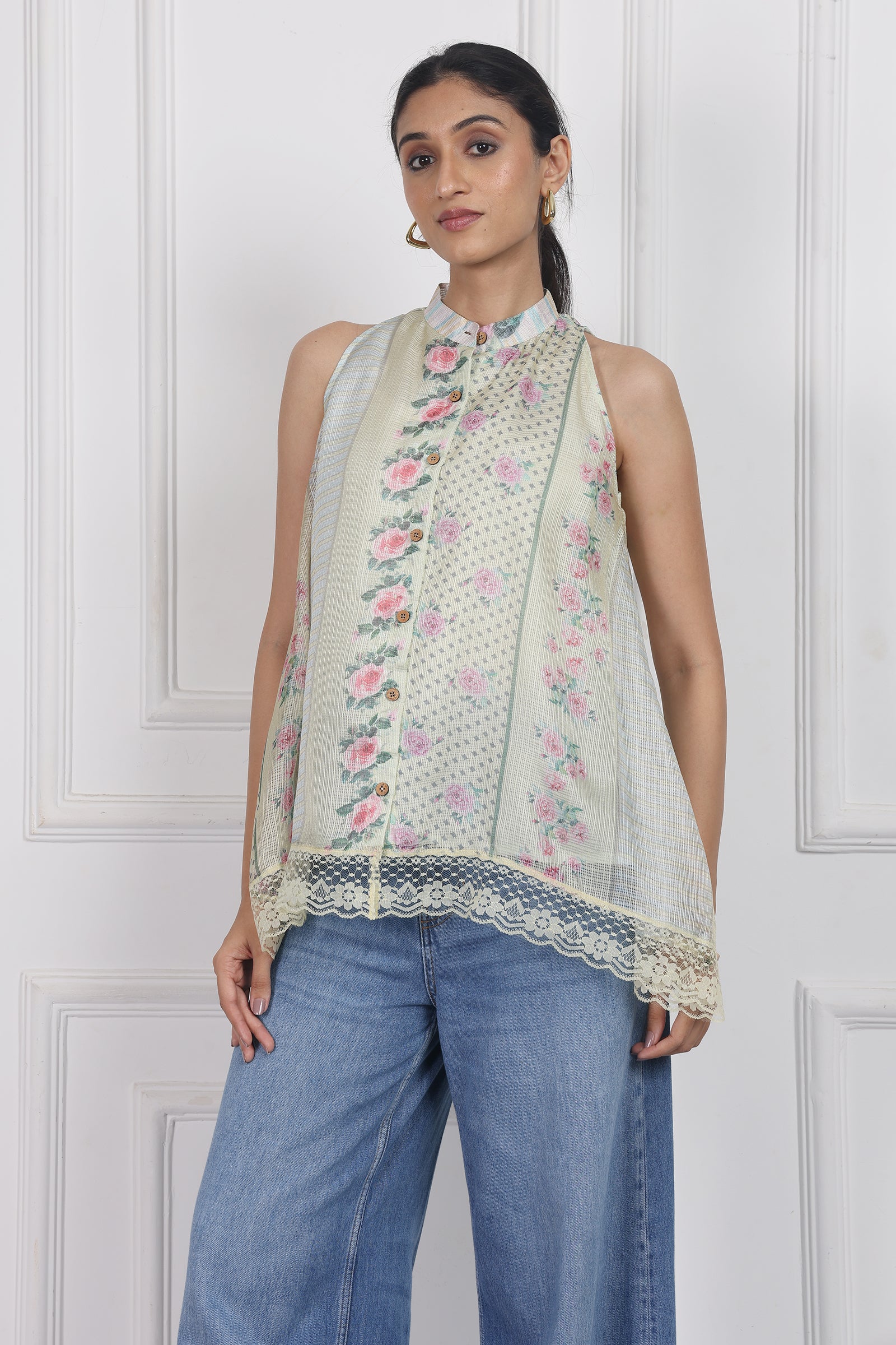 Secret Flora Lantern Top