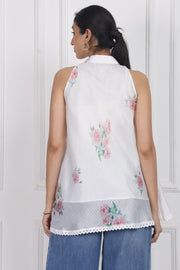 Ivory Bloom Lantern Top
