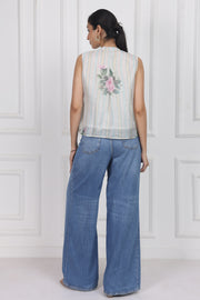 Secrets in the Garden Tied Front Top