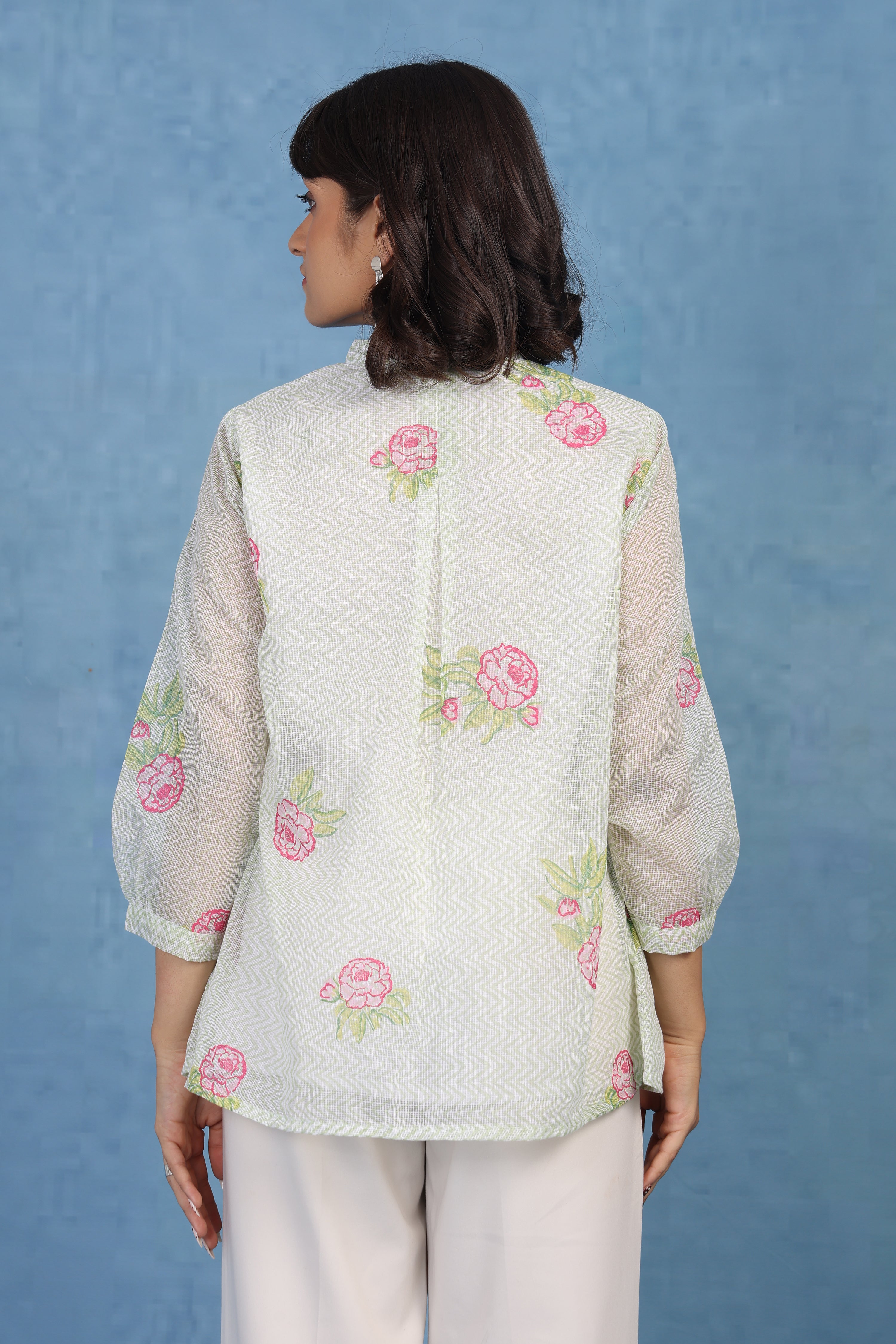 Mint Meadow Petal – Kota Short Top