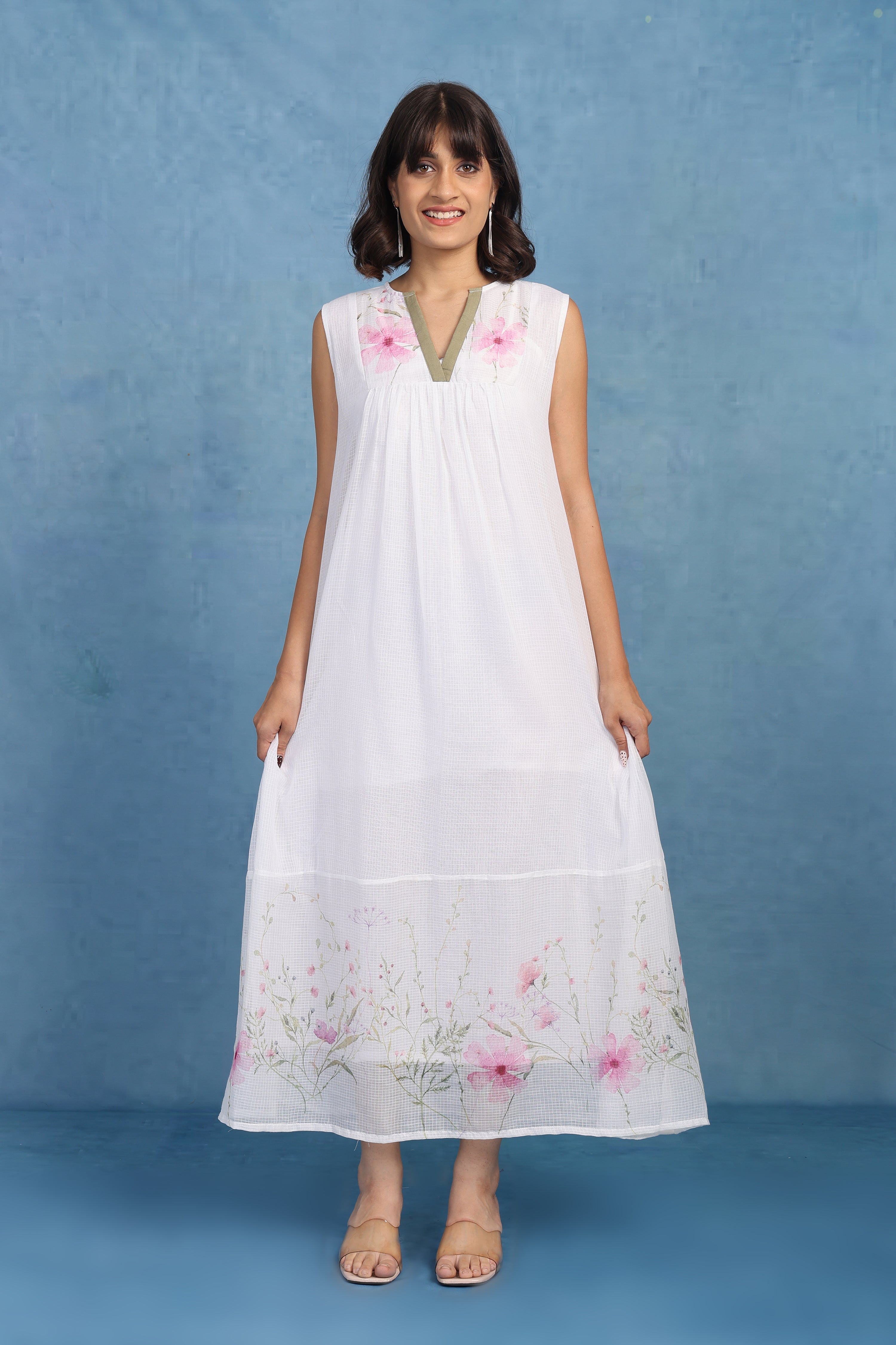 English Rose-pink Petal Aurora - Only Dress