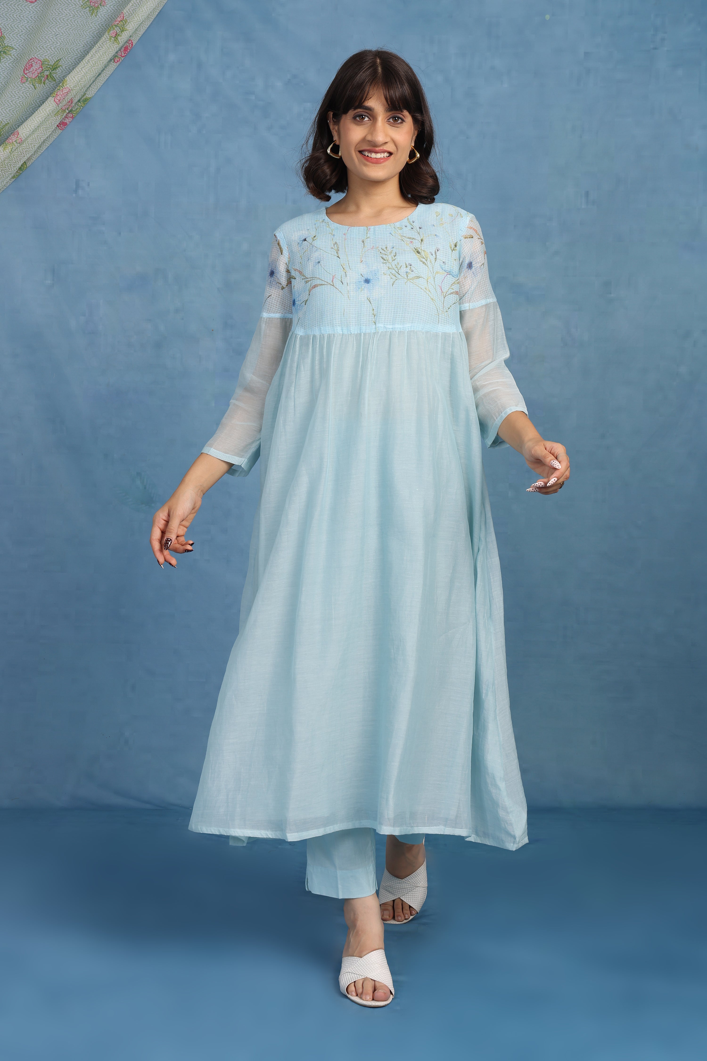 Azure Larkspur  - Top And Bottom