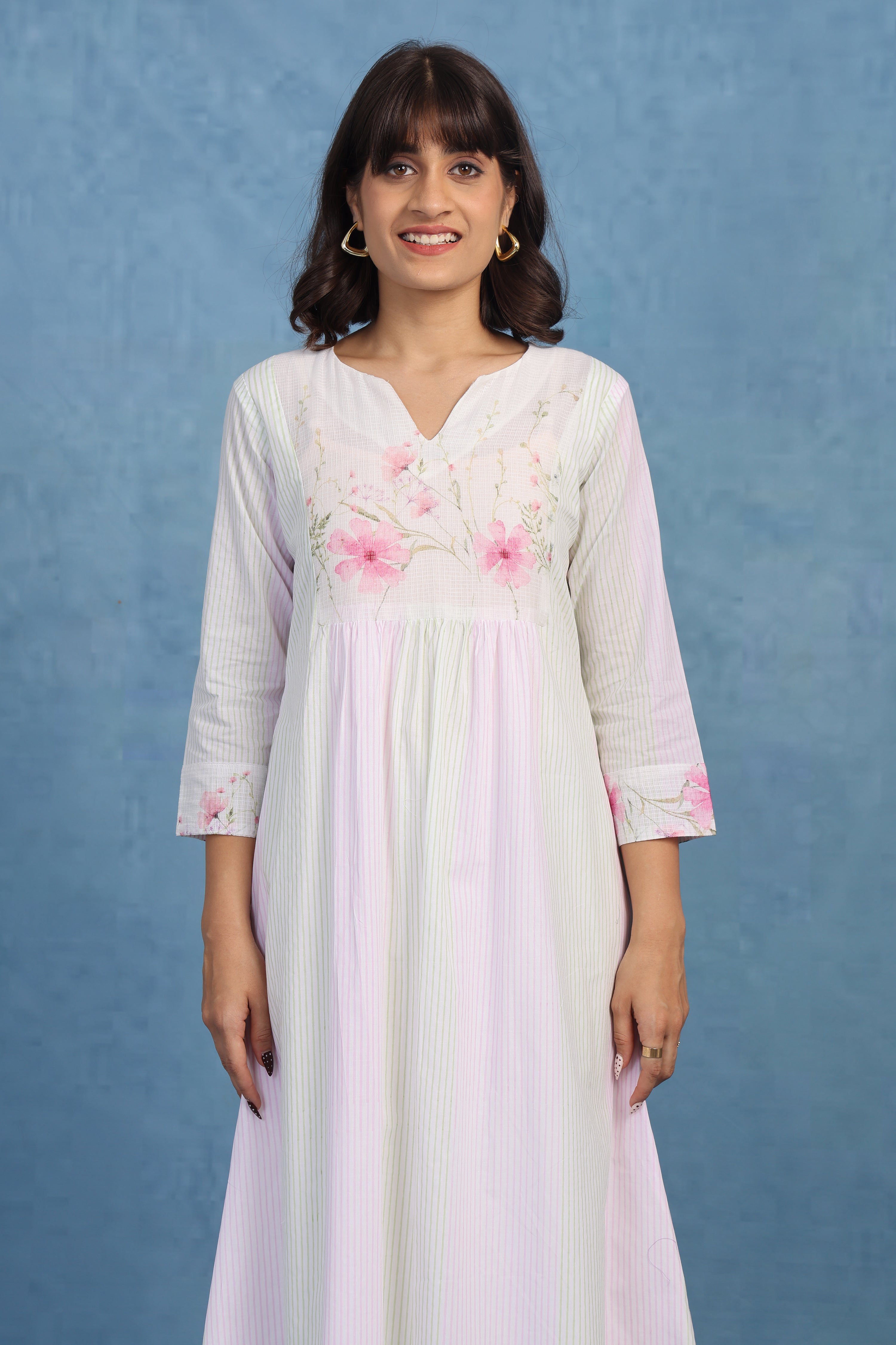Kota Breeze Kurta-delicate Pink - Only Top