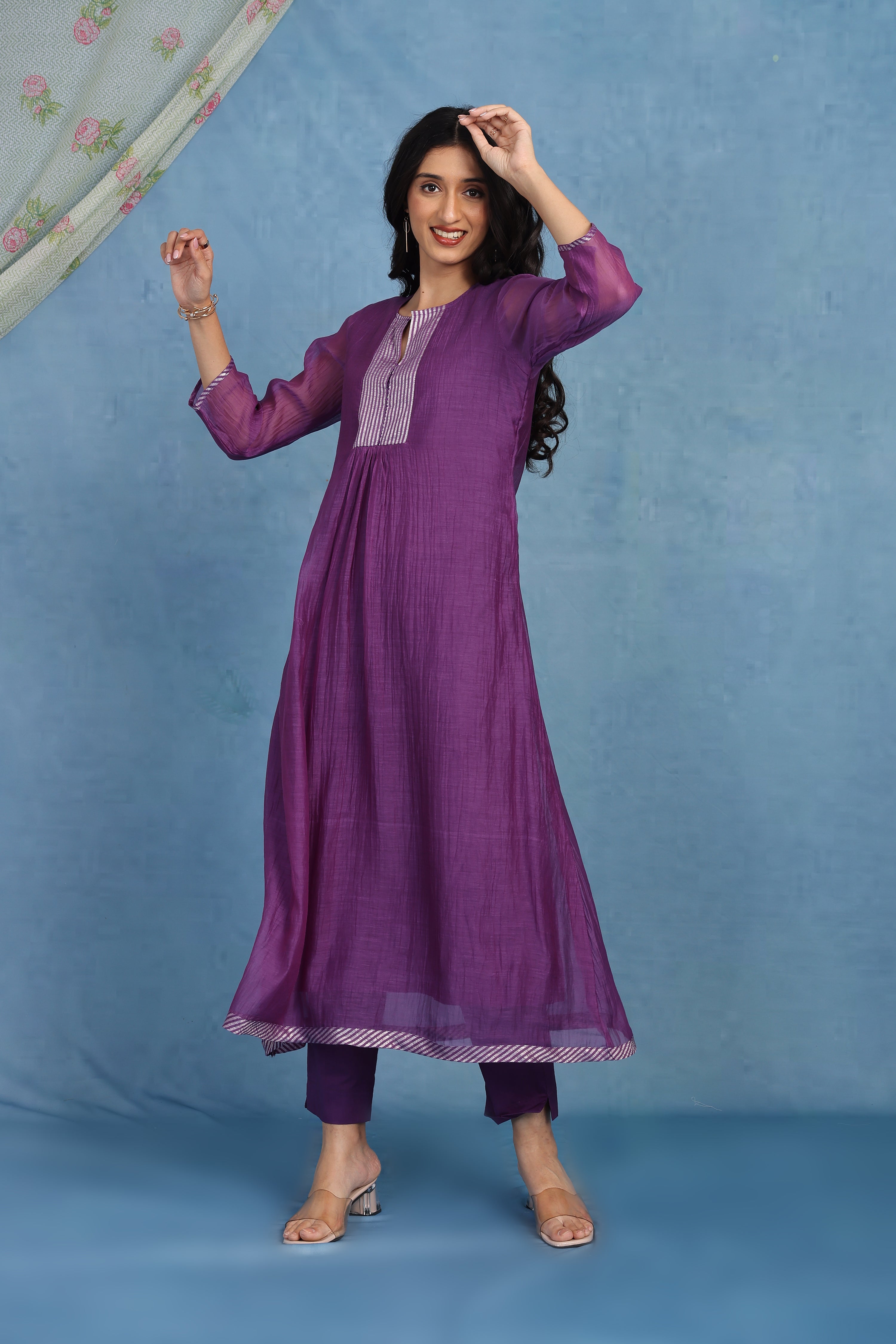 Amethyst Veil Ensemble - Top  And Bottom