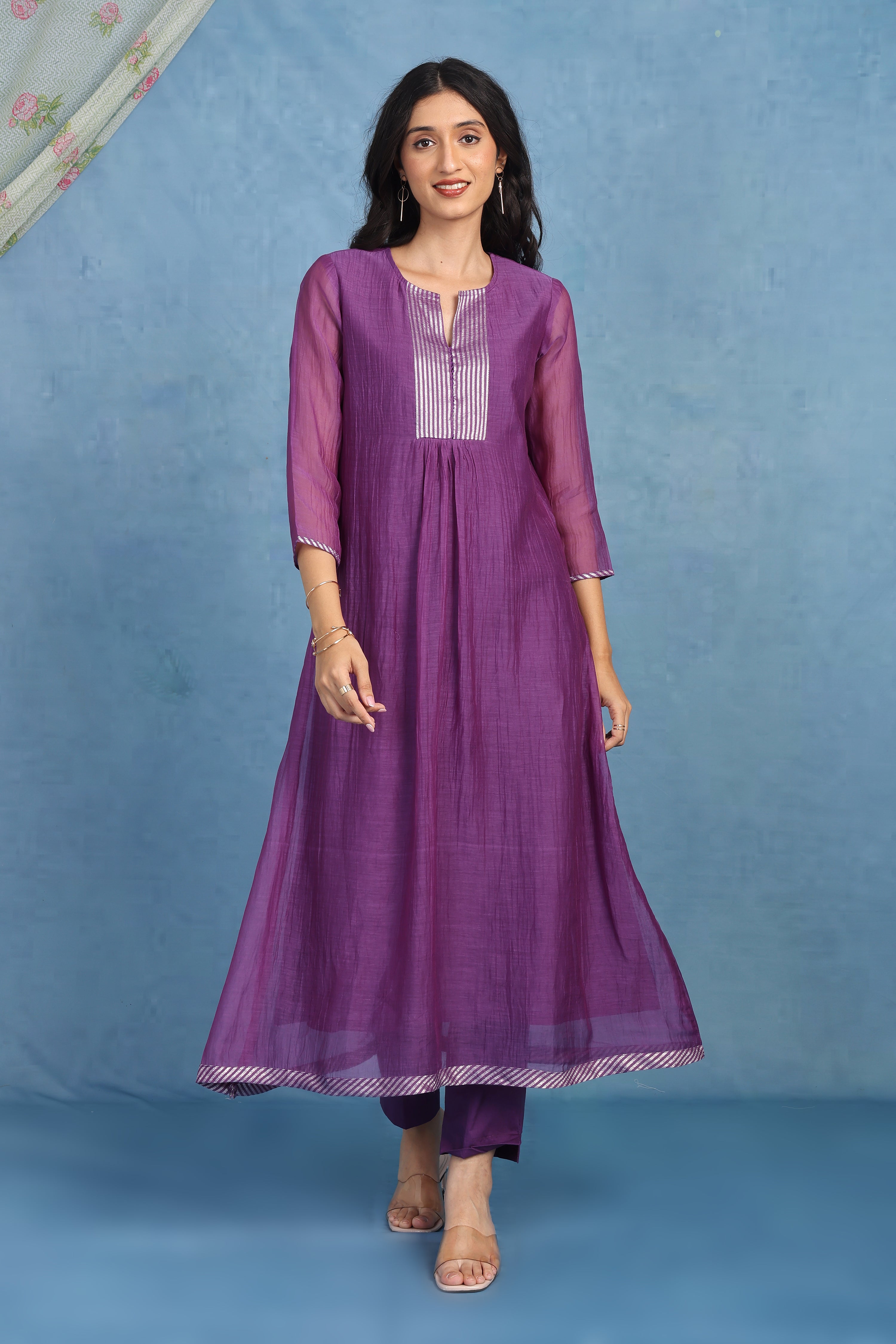 Amethyst Veil Ensemble - Top  And Bottom