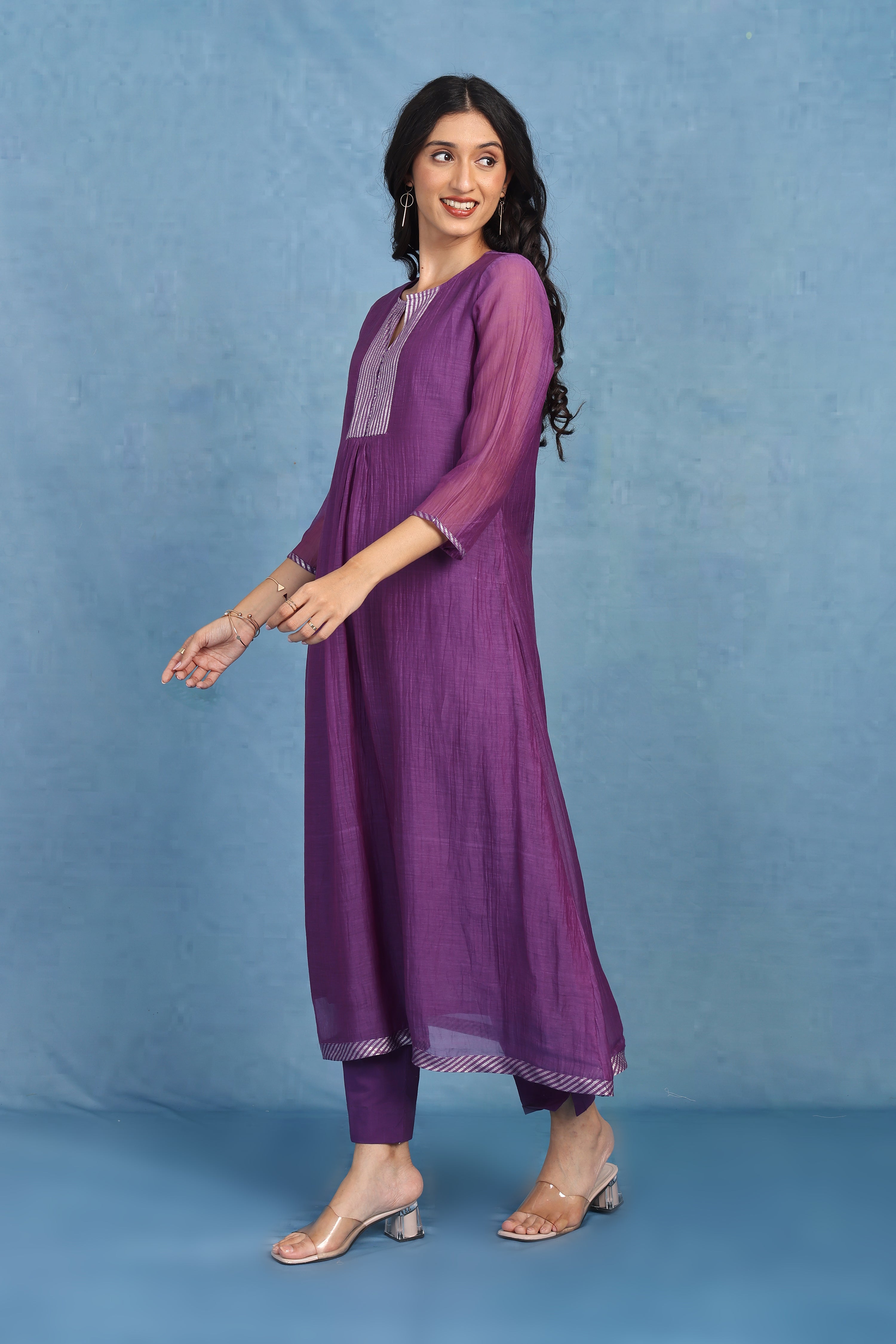 Amethyst Veil Ensemble - Top  And Bottom