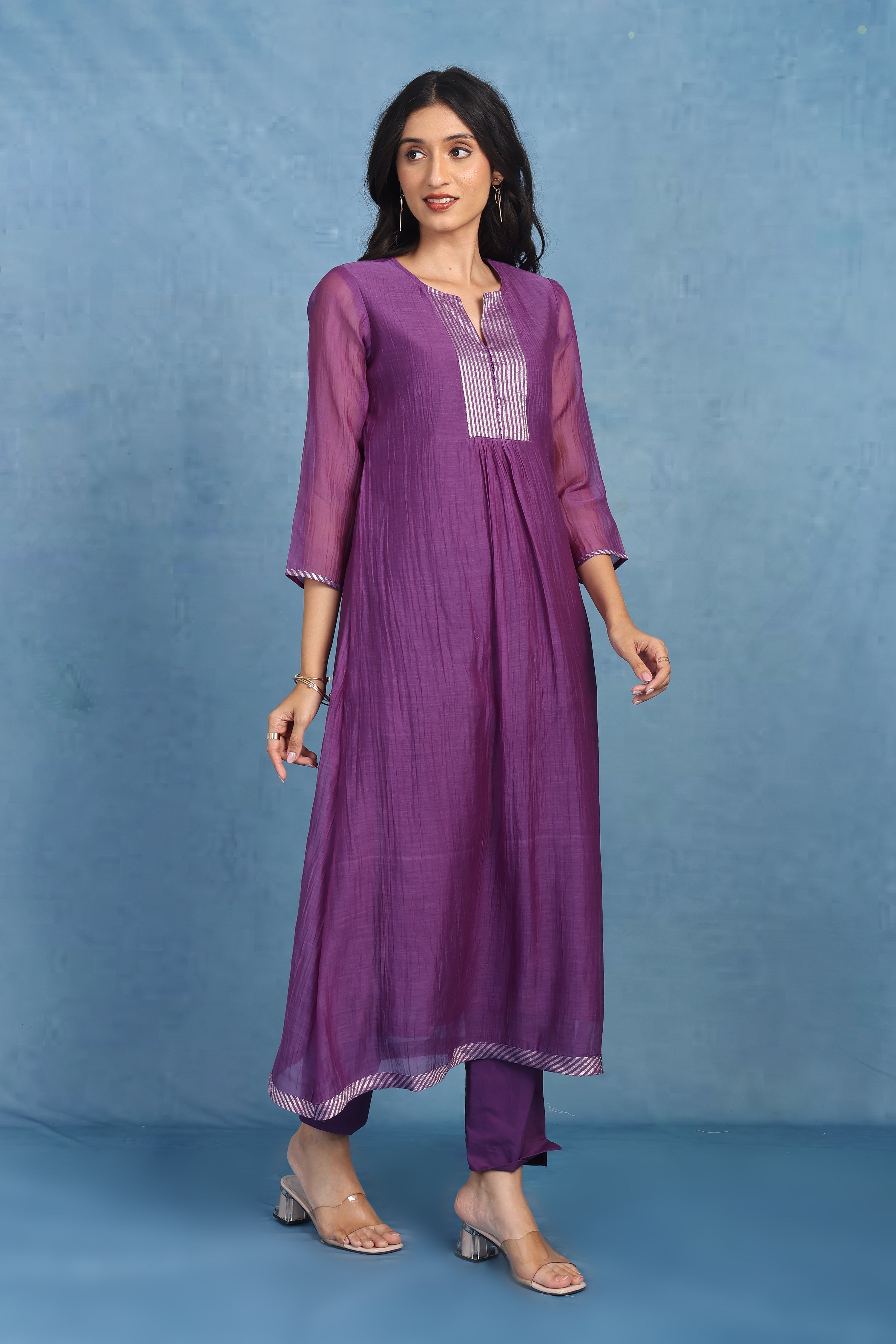 Amethyst Veil Ensemble - Top  And Bottom