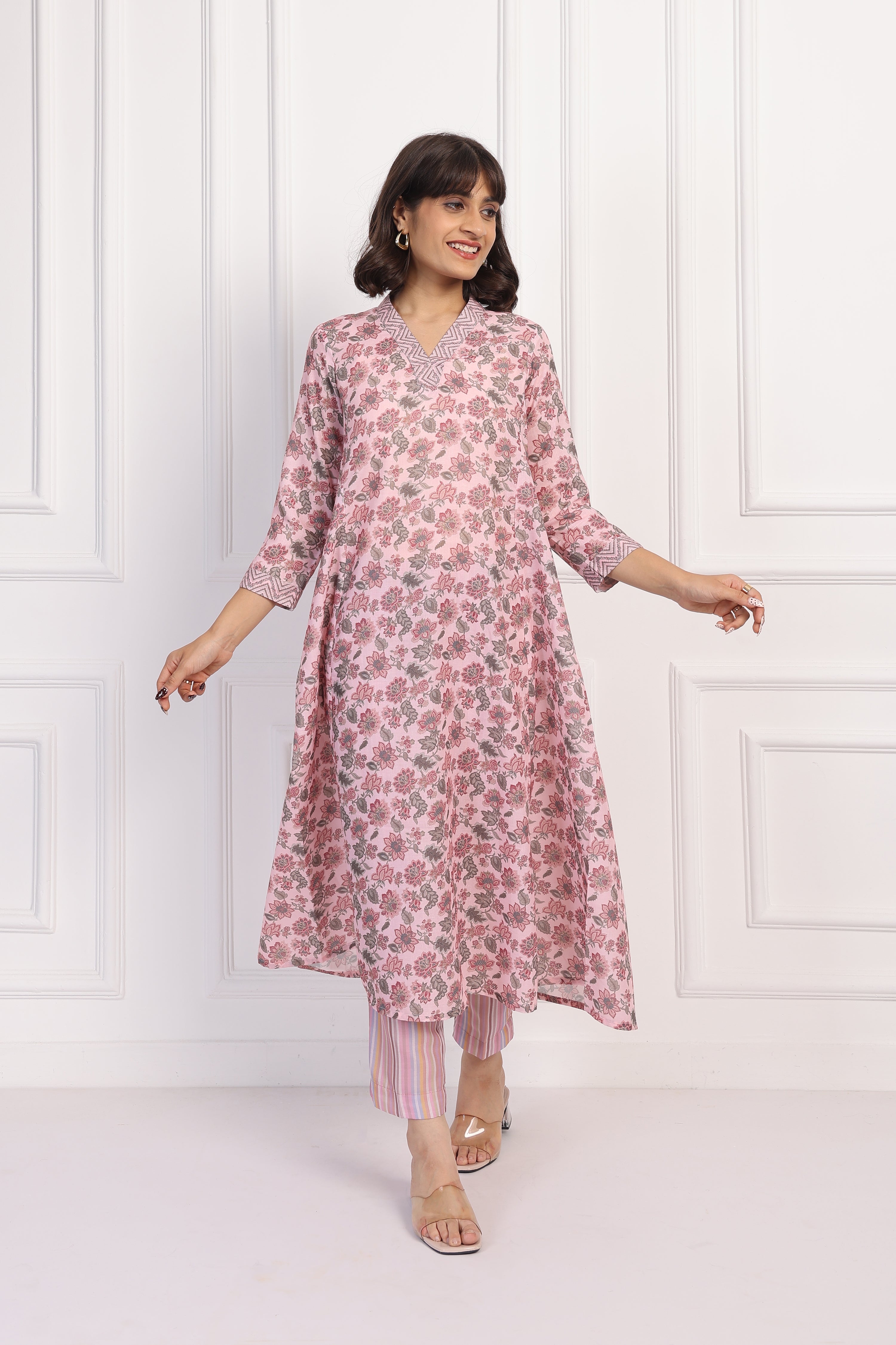 English Rose – Blush Chintz Co-ord Set - Only Top