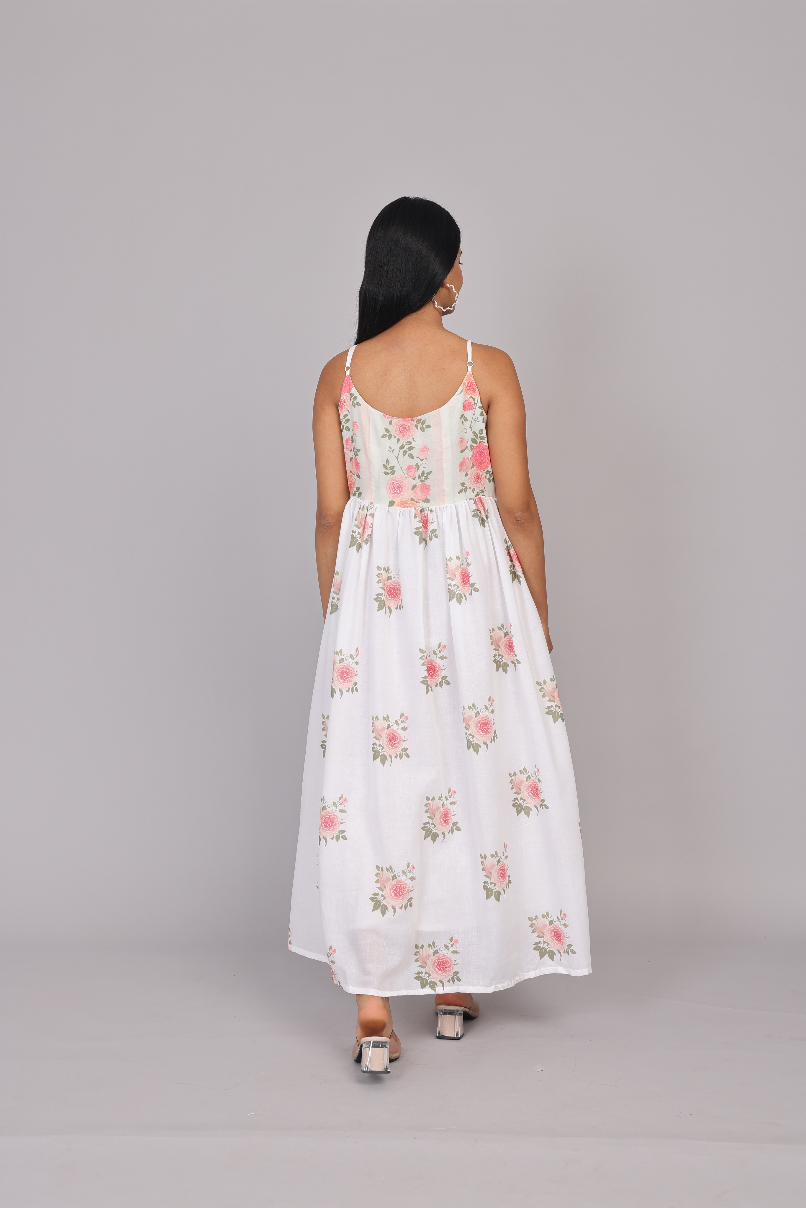 Wander Edit - Fit And Flare Dress With Beautiful Yoke Detailing