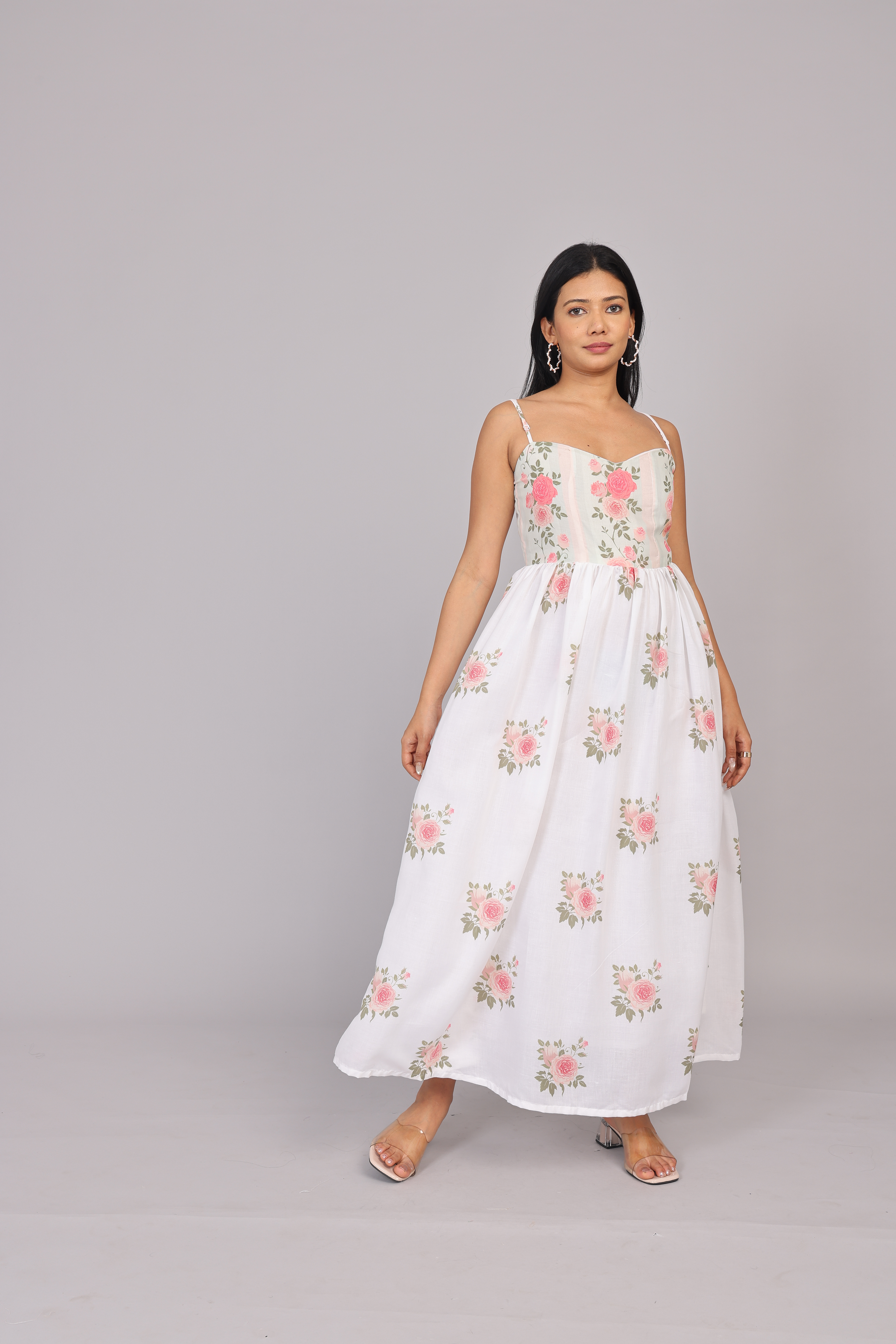 Wander Edit - Fit And Flare Dress With Beautiful Yoke Detailing