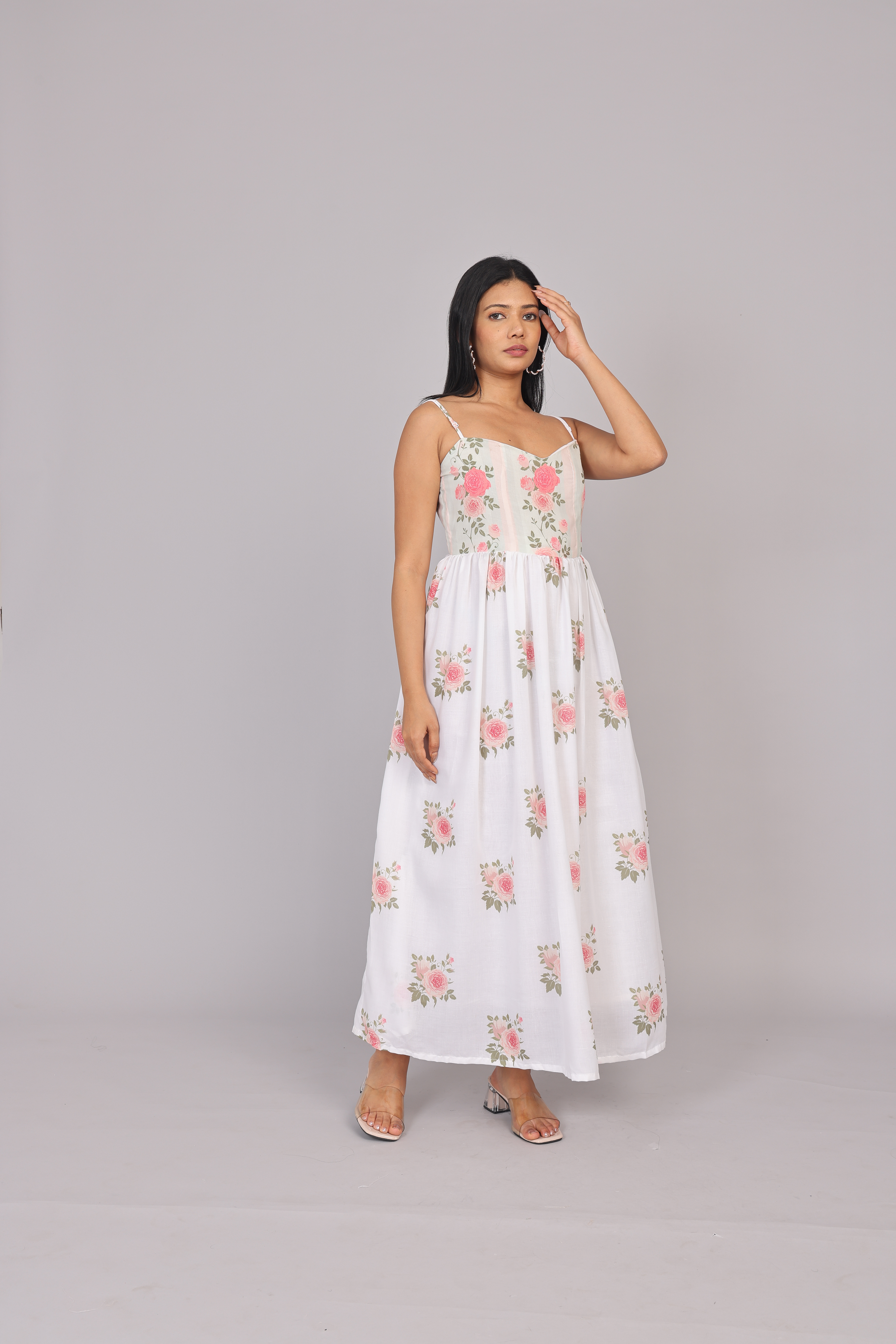 Wander Edit - Fit And Flare Dress With Beautiful Yoke Detailing