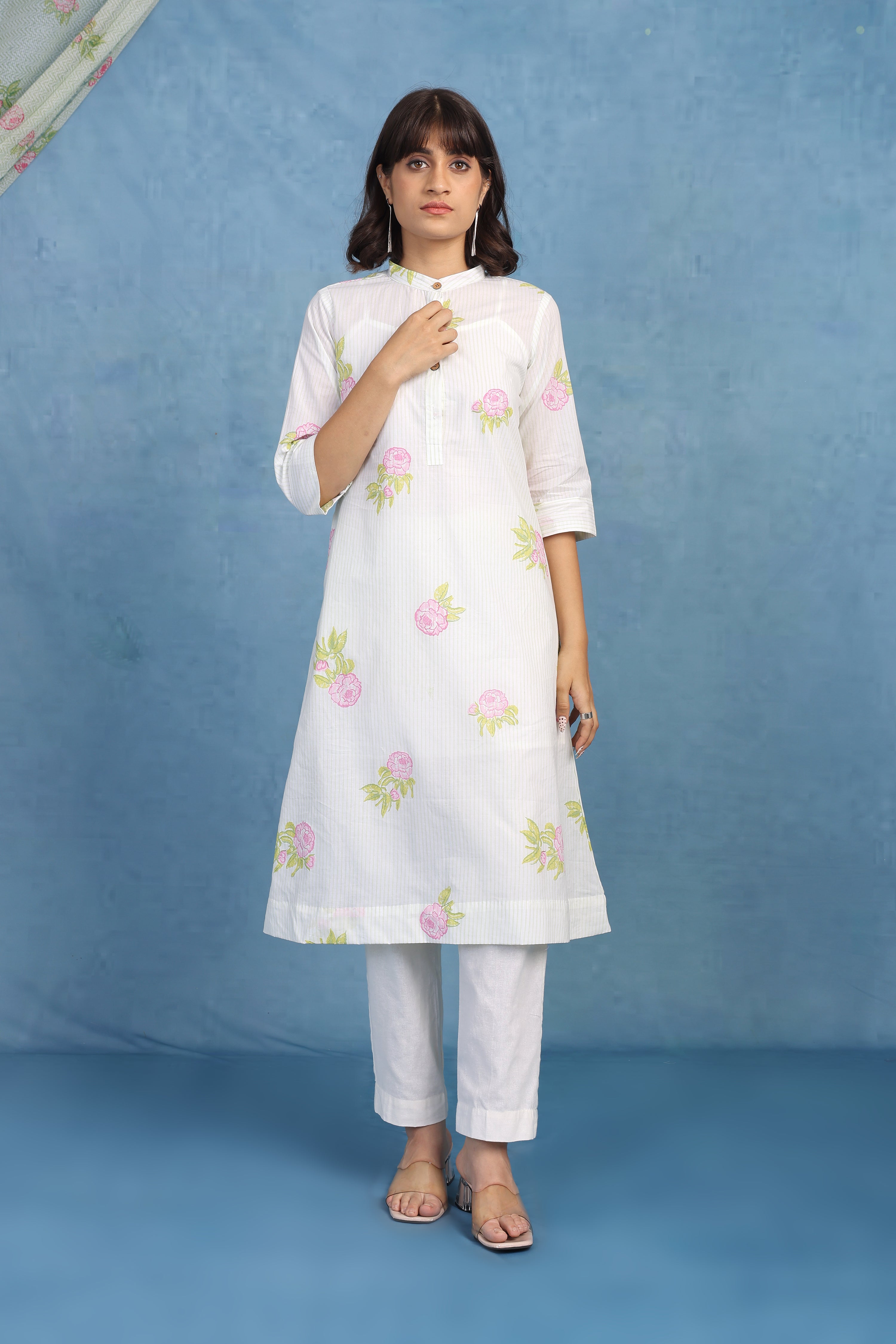 Petal Whisper - Pale Pink- Top And Bottom