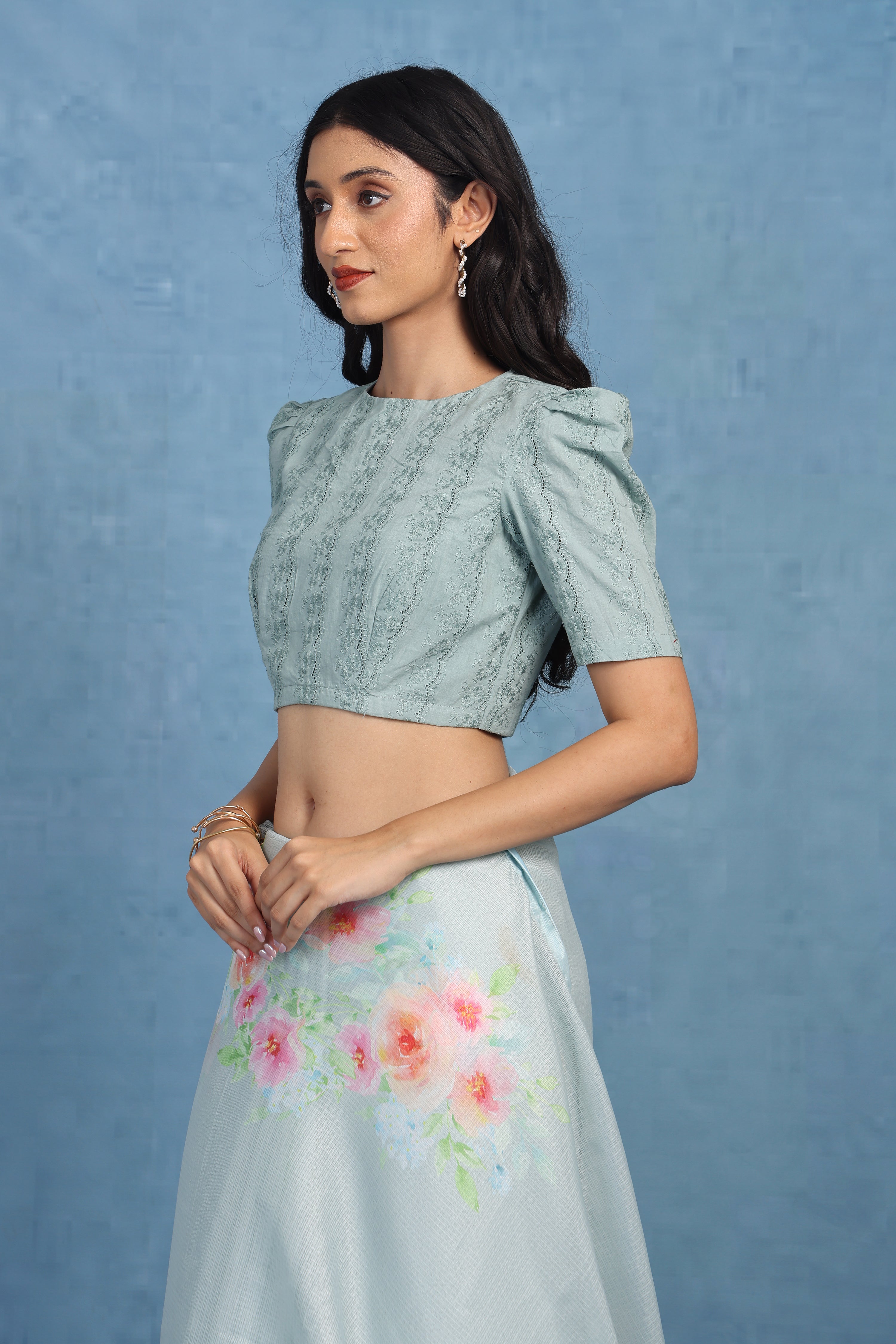 Topaz Green  - Hakkoba  Blouse