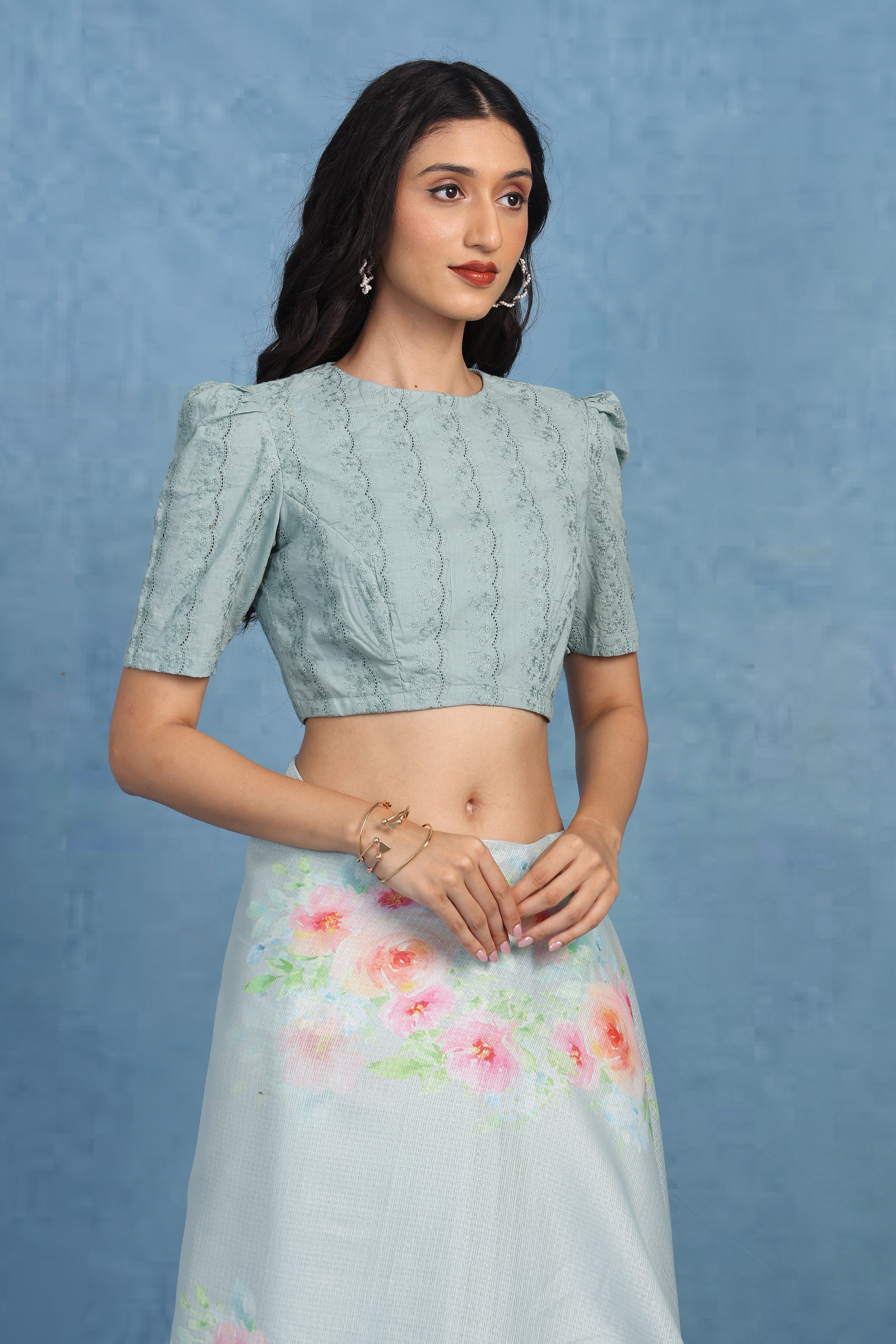 Topaz Green  - Hakkoba  Blouse