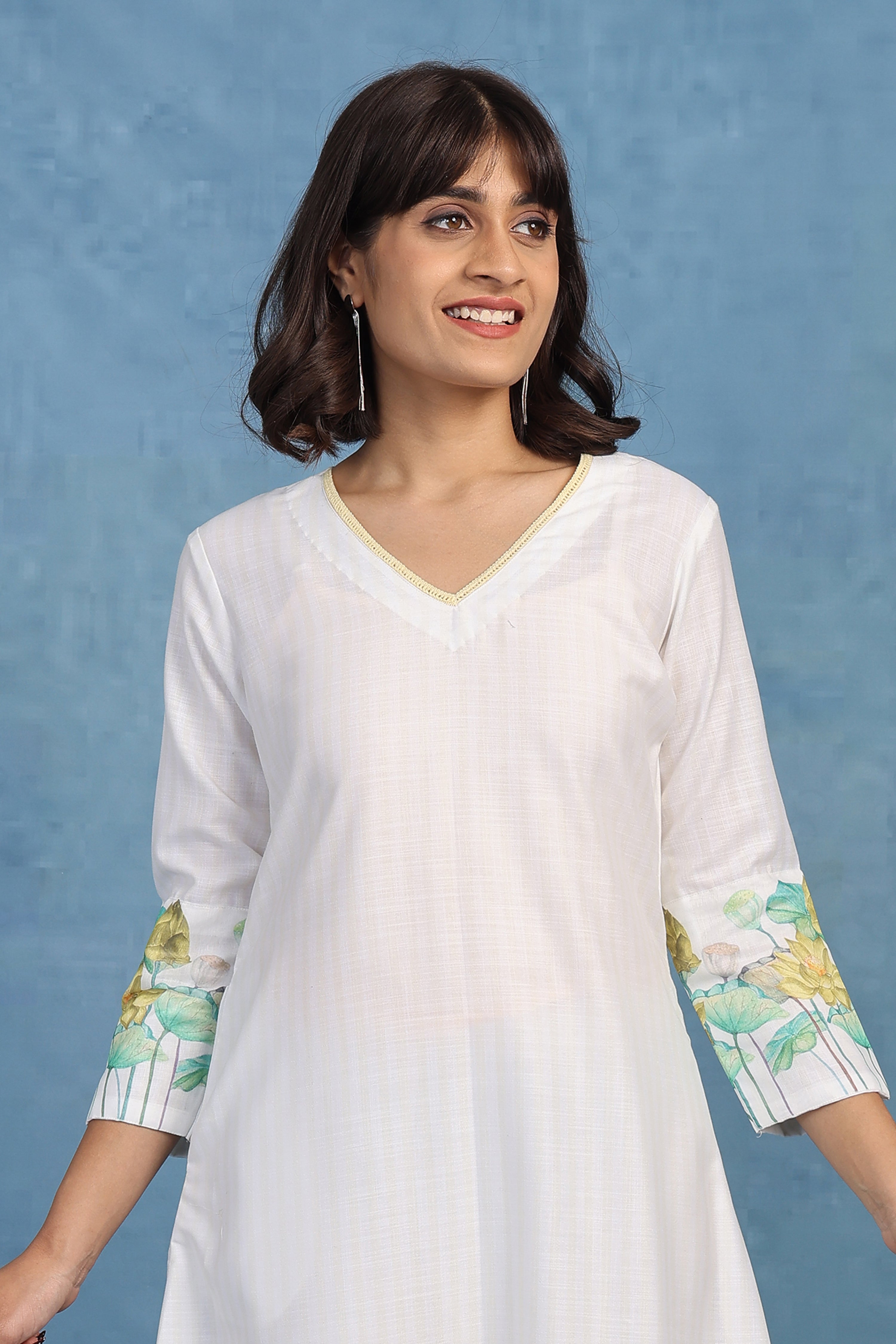 Petals Of Lotus – Butter Yellow Dupatta