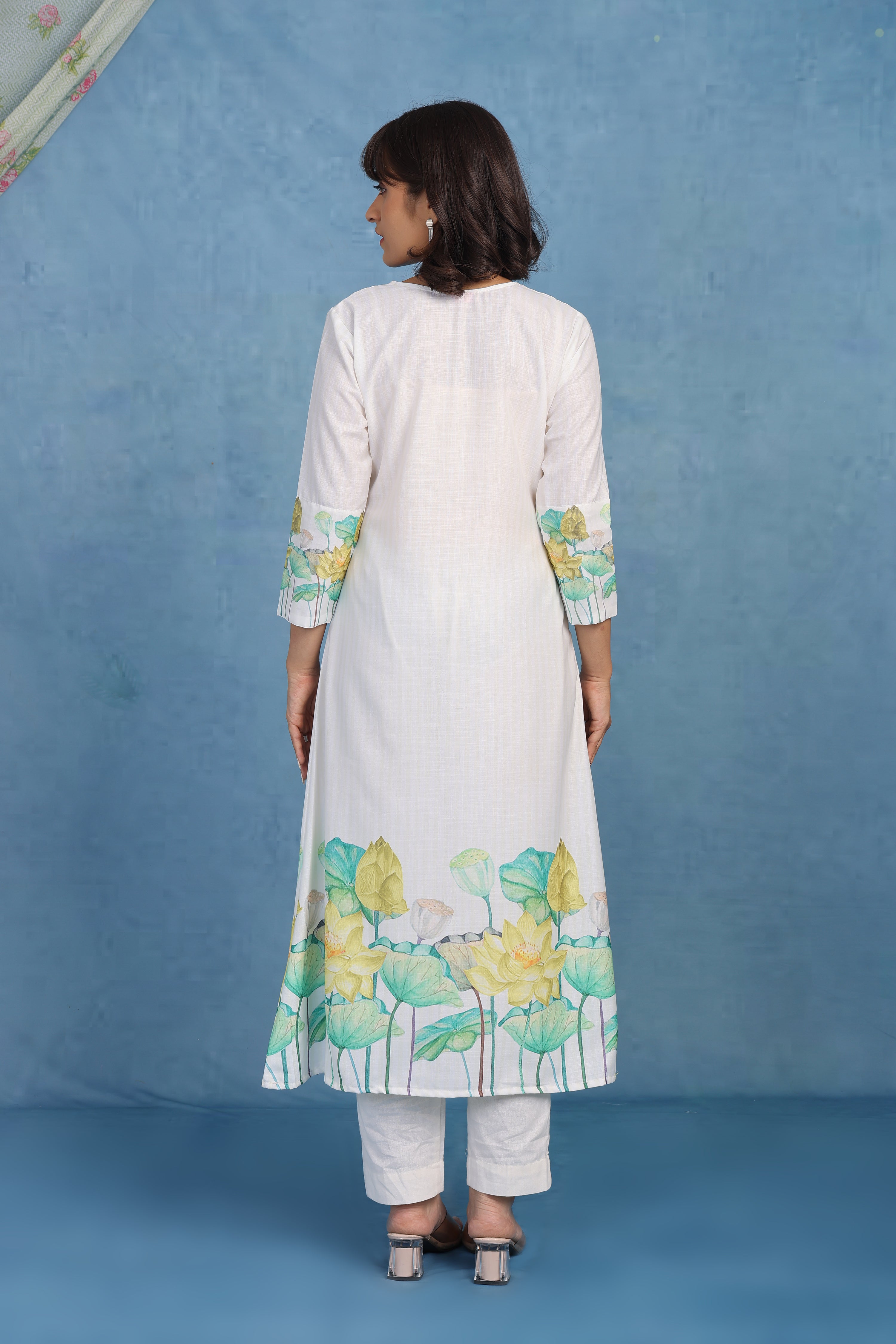 Petals Of Lotus – Butter Yellow Dupatta