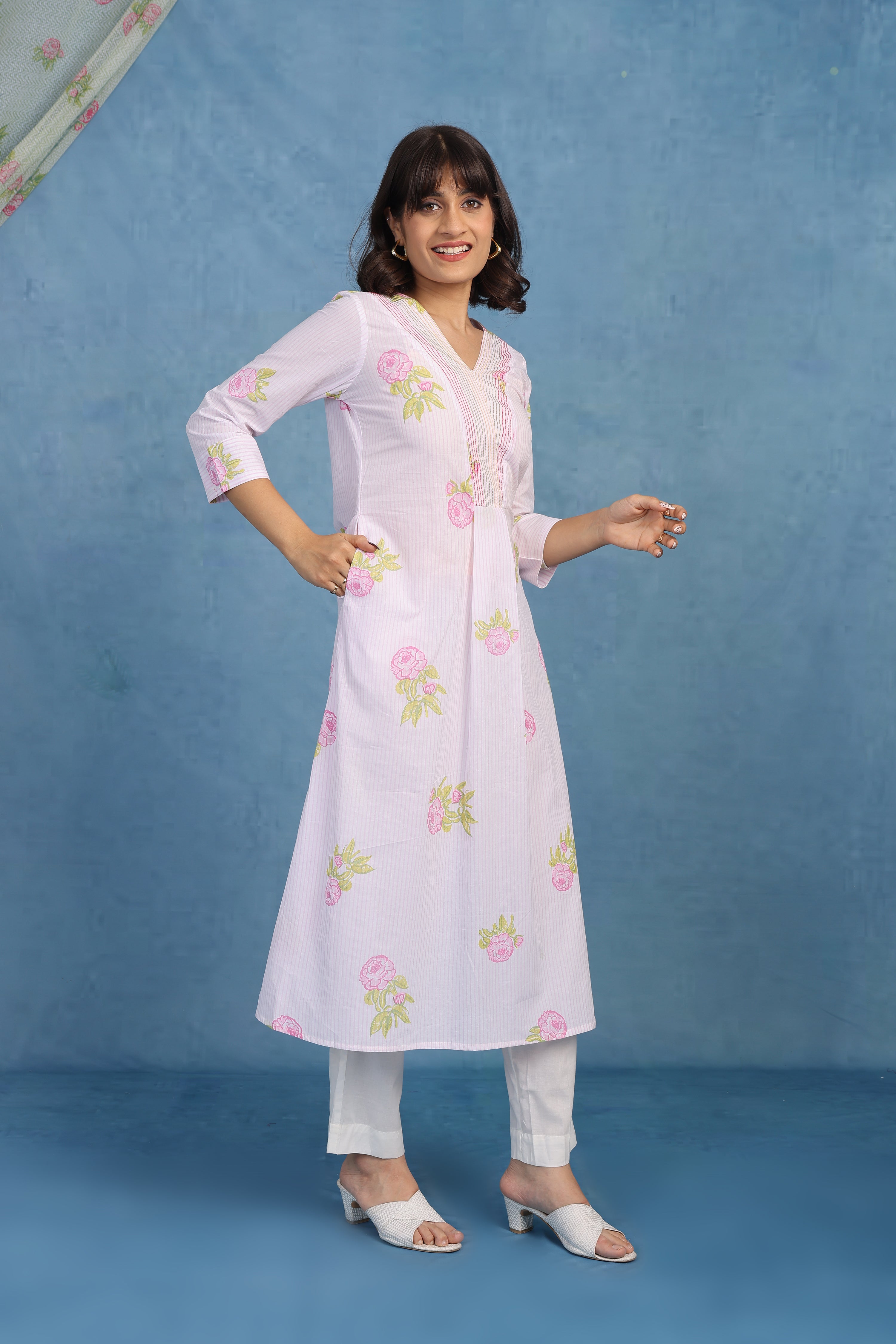 English Garden – Pink Bloom  - Top And Bottom