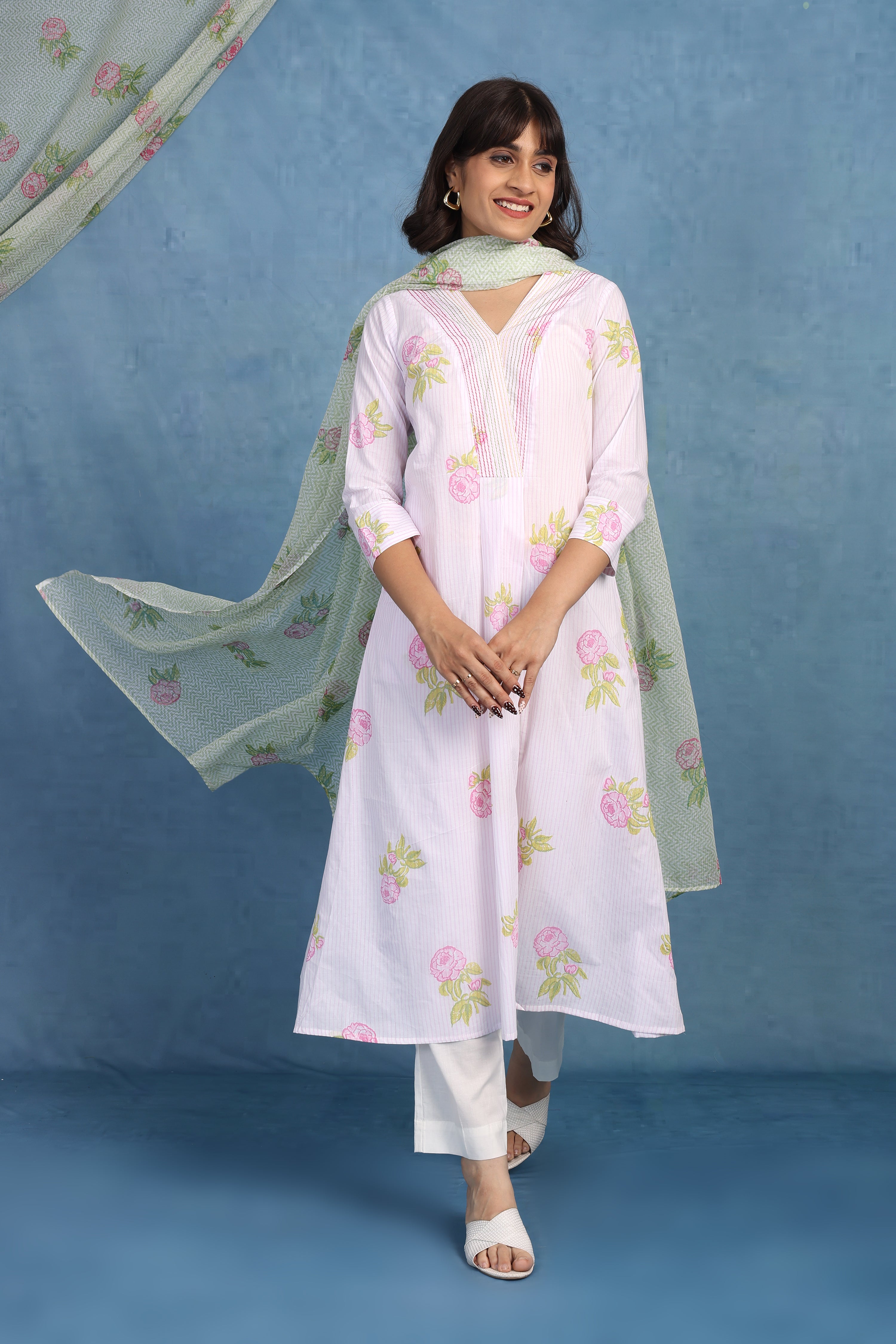 English Garden – Pink Bloom  - Top And Bottom