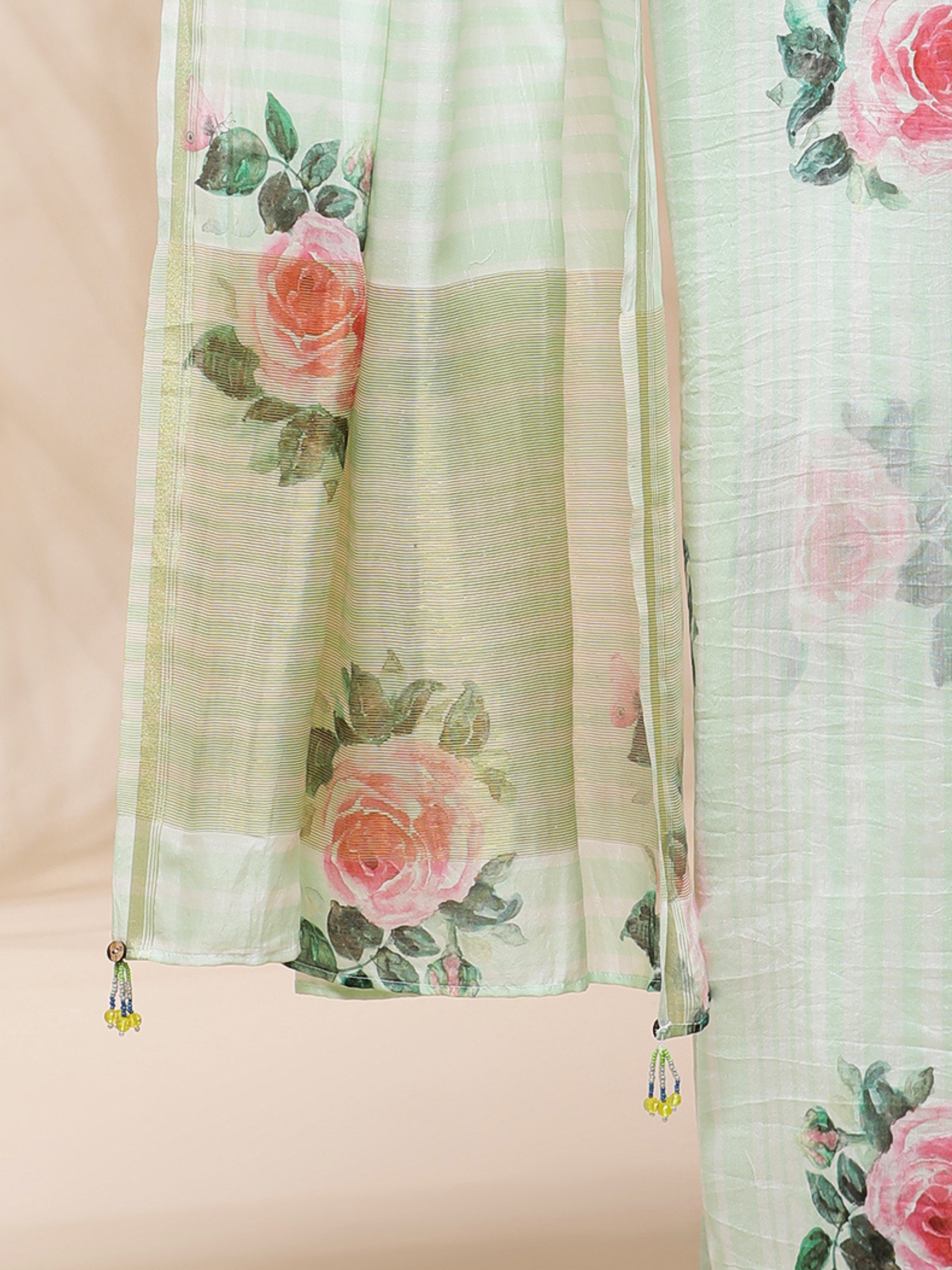 Noor - Dew Drop Chanderi Silk Saree