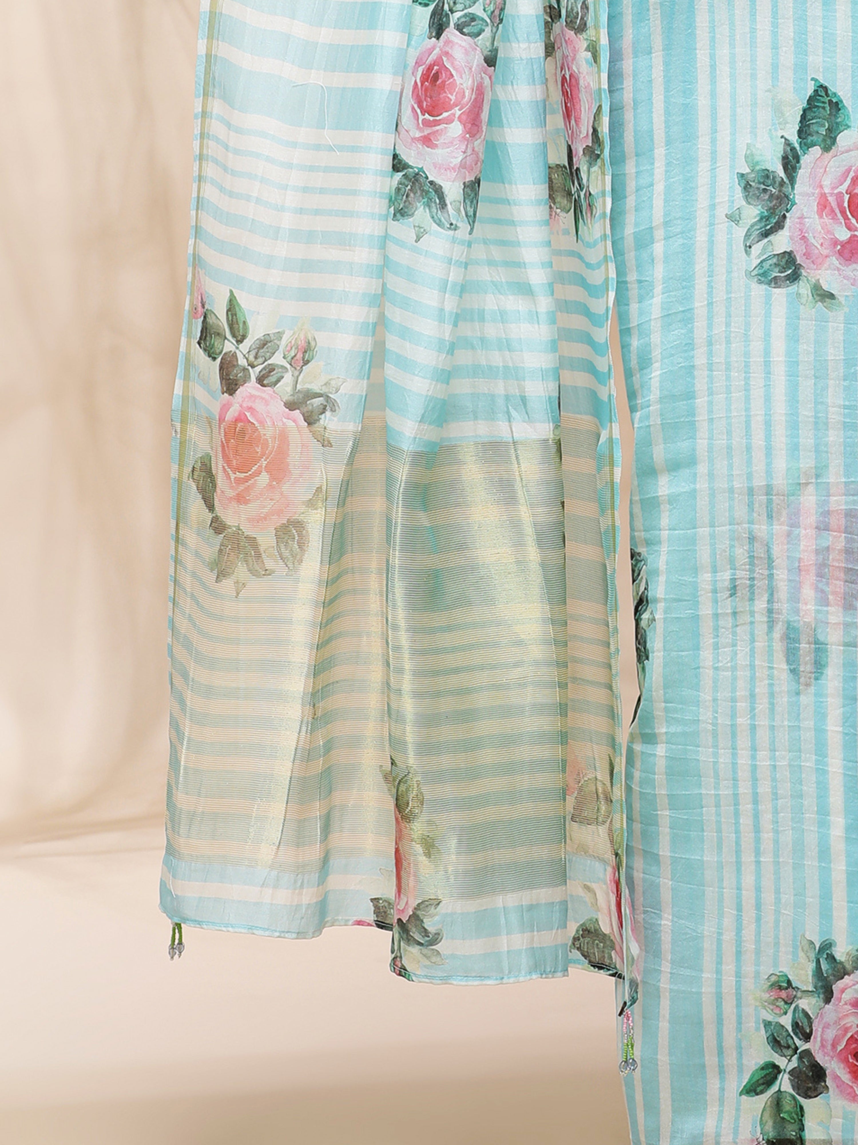 Noor - Dew Drop Chanderi Silk Saree