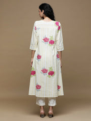 Bahaar Handblock Printed Cotton Kurta