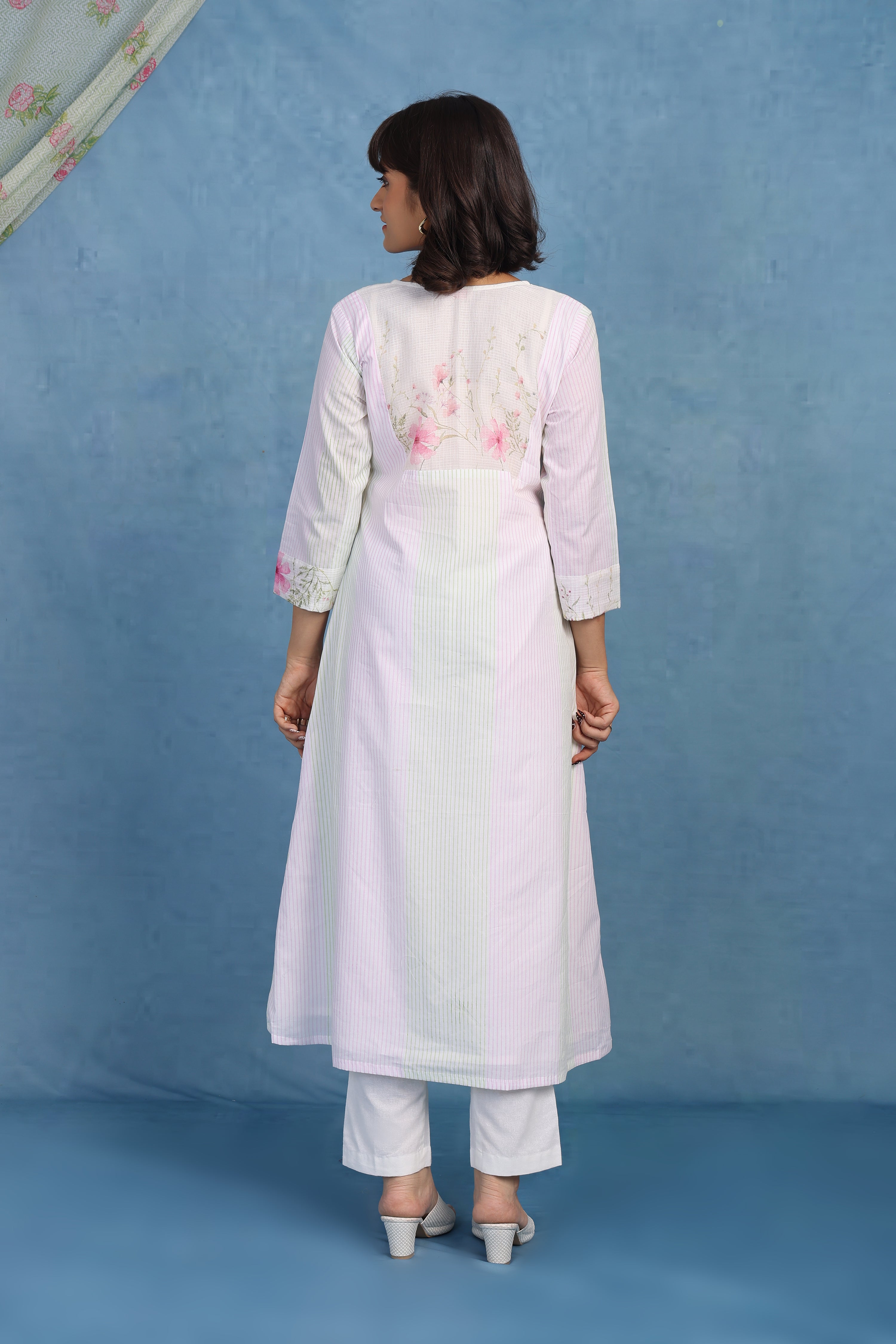 Kota Breeze Kurta-delicate Pink - Only Top