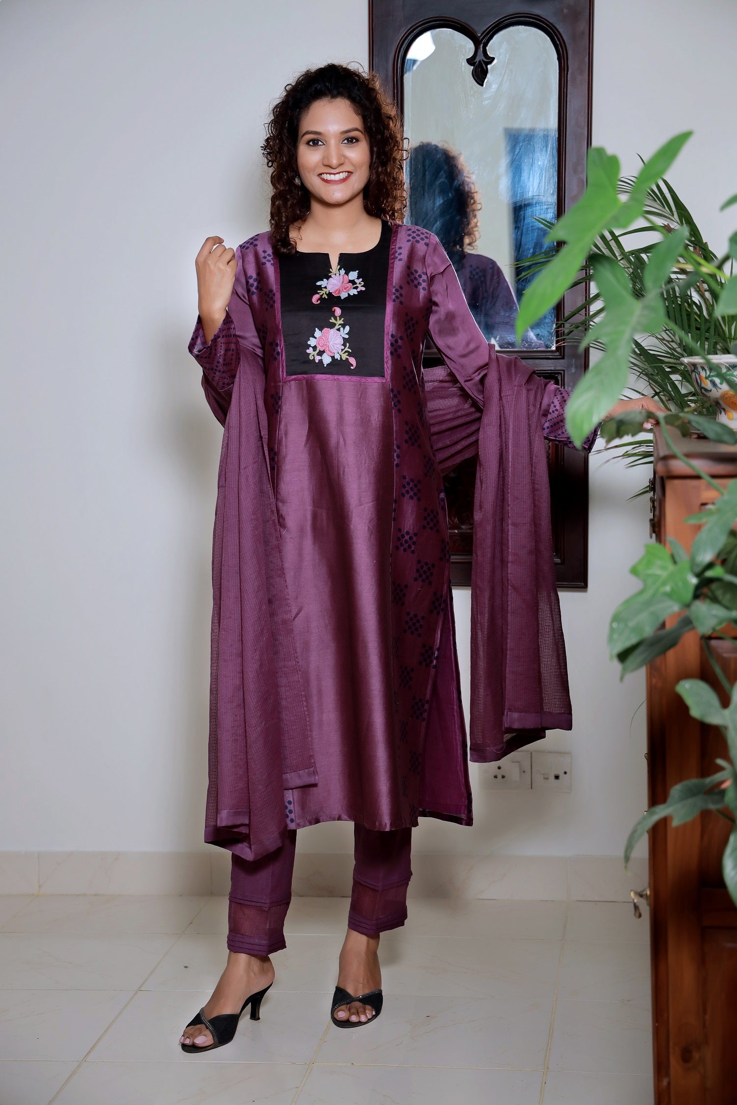 LILAC ORCHID KURTA