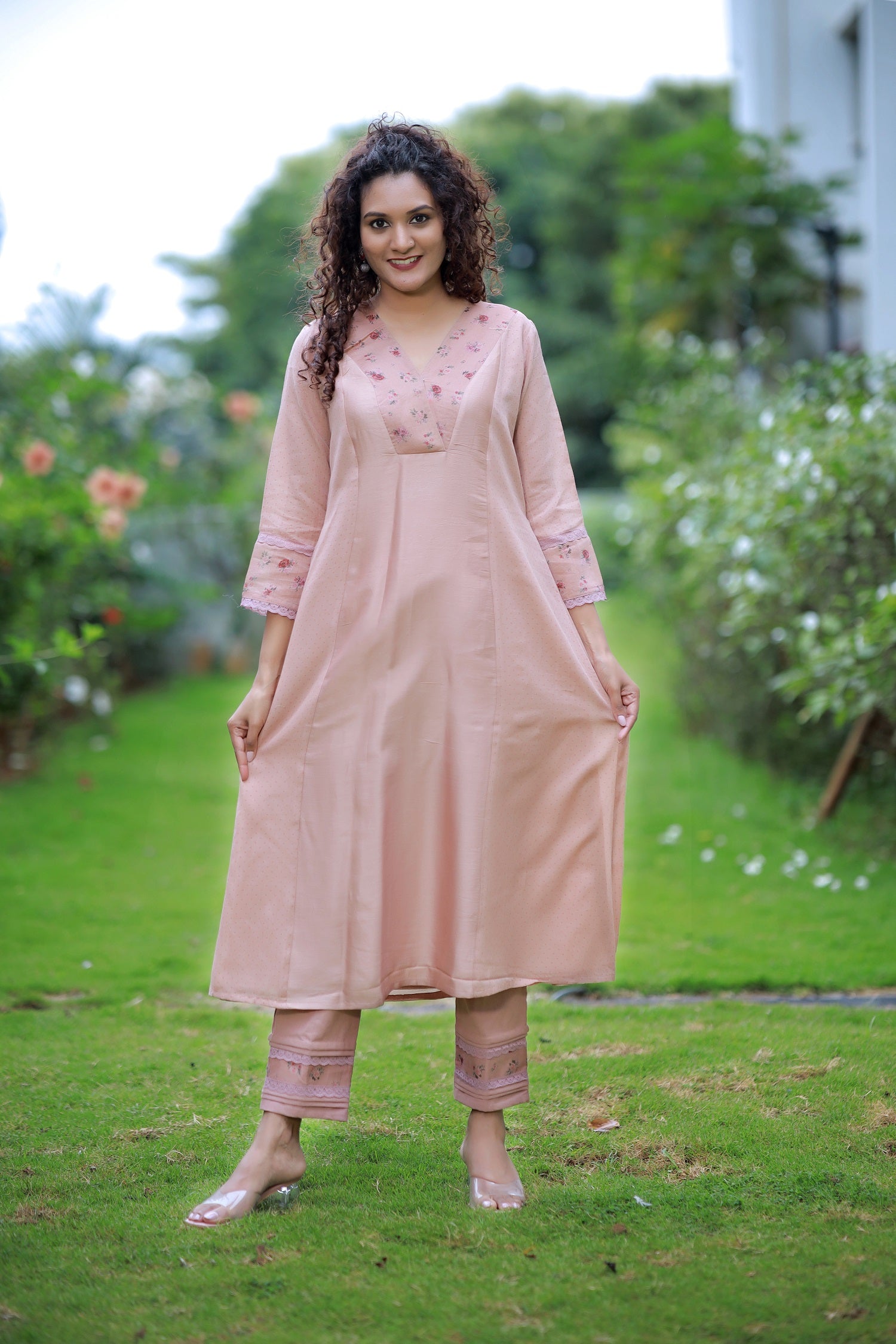 TAFFY PINK KURTA